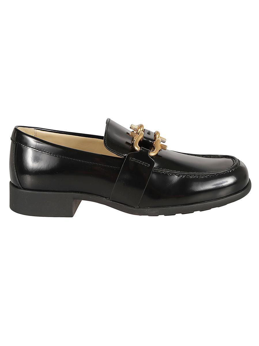 BOTTEGA VENETA Woman Loafers Black Size 10 Soft Leather Product Image