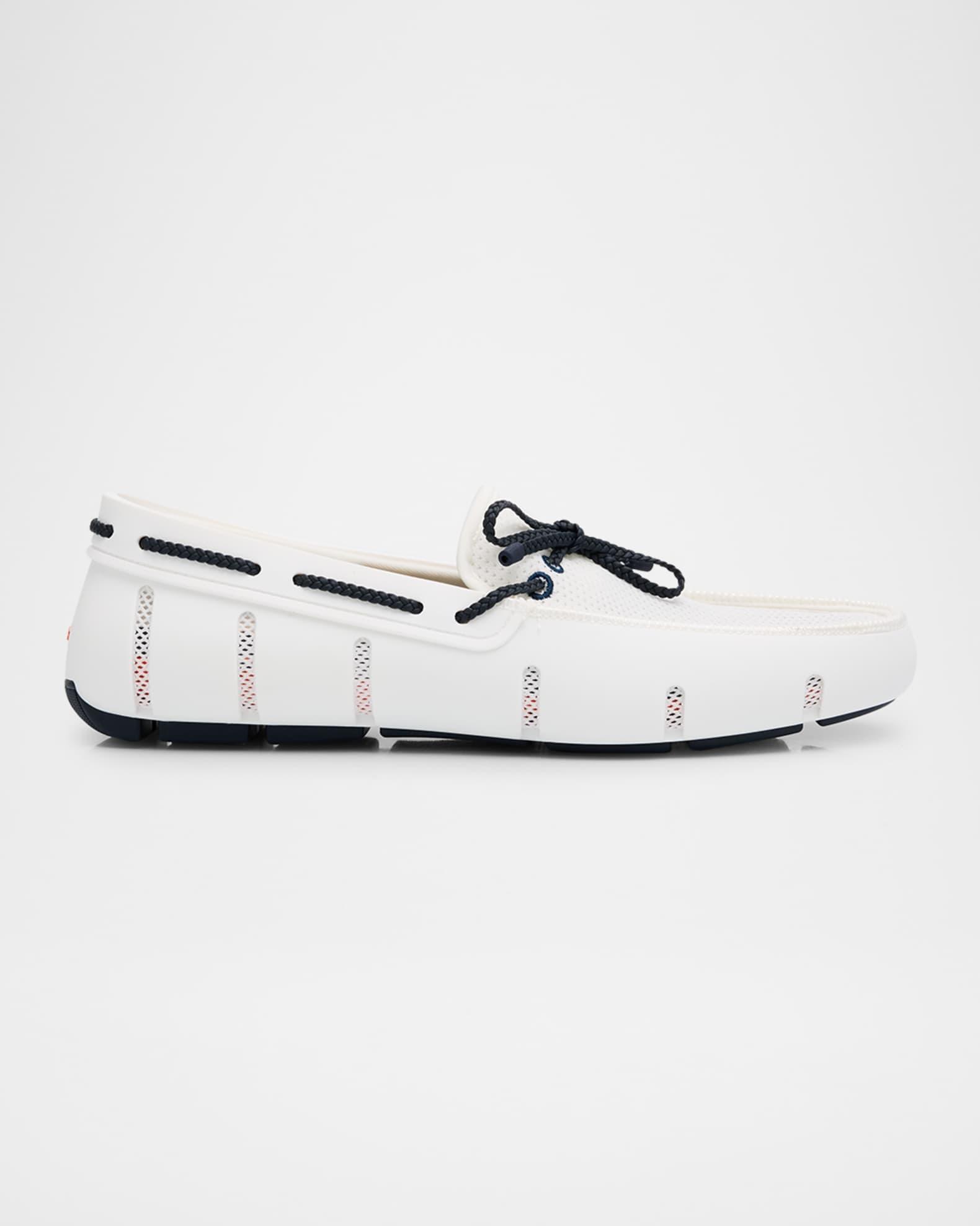 Men's Braided Lace Mesh Loafers Product Image