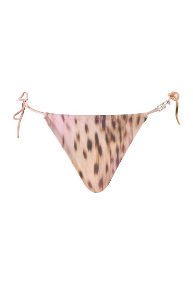NIKYTA BIKINI BOTTOM - BLURRED CHEETAH Product Image