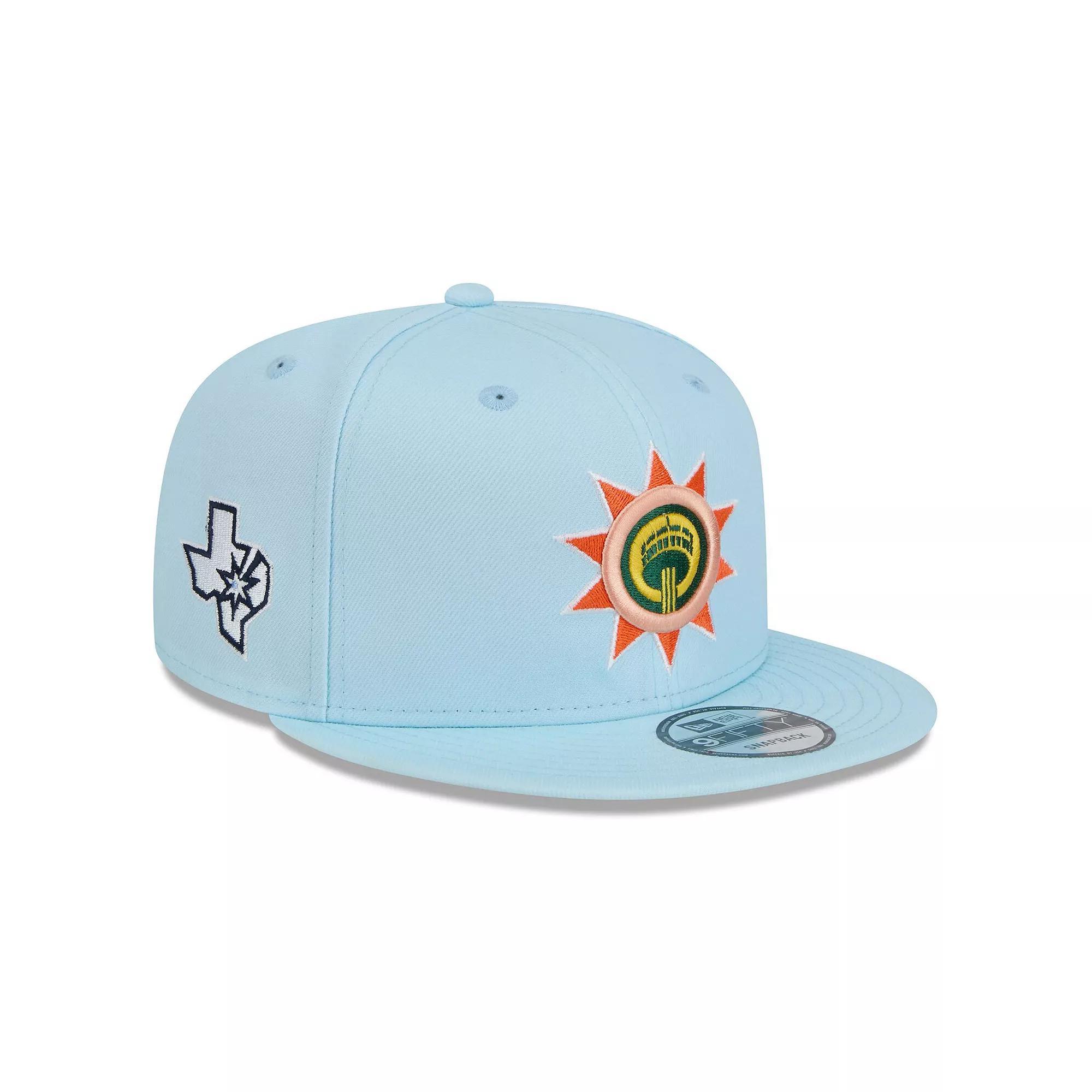 Men's New Era  Light Blue San Antonio Spurs 2024/25 City Edition Alternate 9FIFTY Snapback Hat Product Image