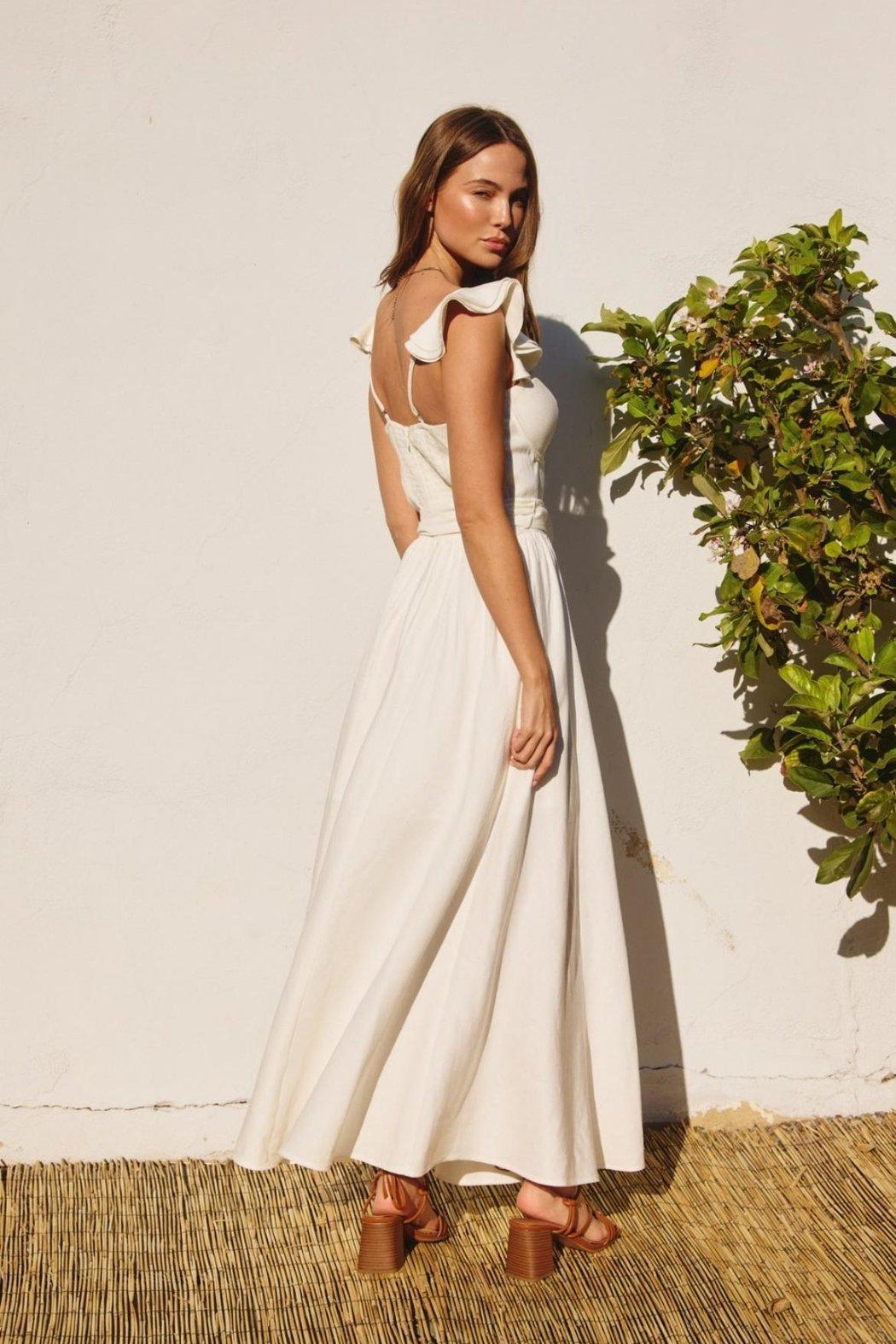 Corset Flutter Dress Product Image