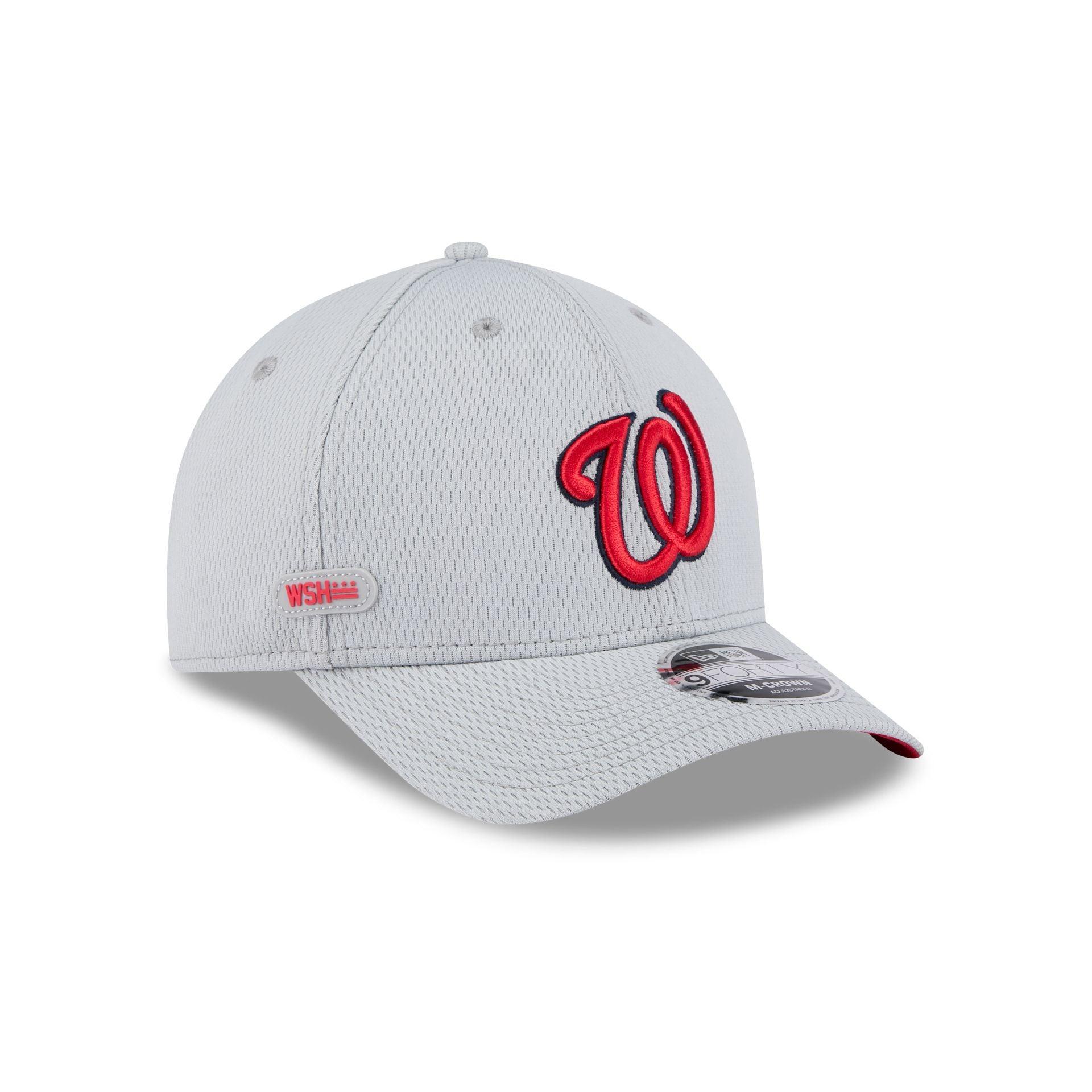 Washington Nationals 2025 Clubhouse Gray 9FORTY M-Crown Snapback Hat Male Product Image
