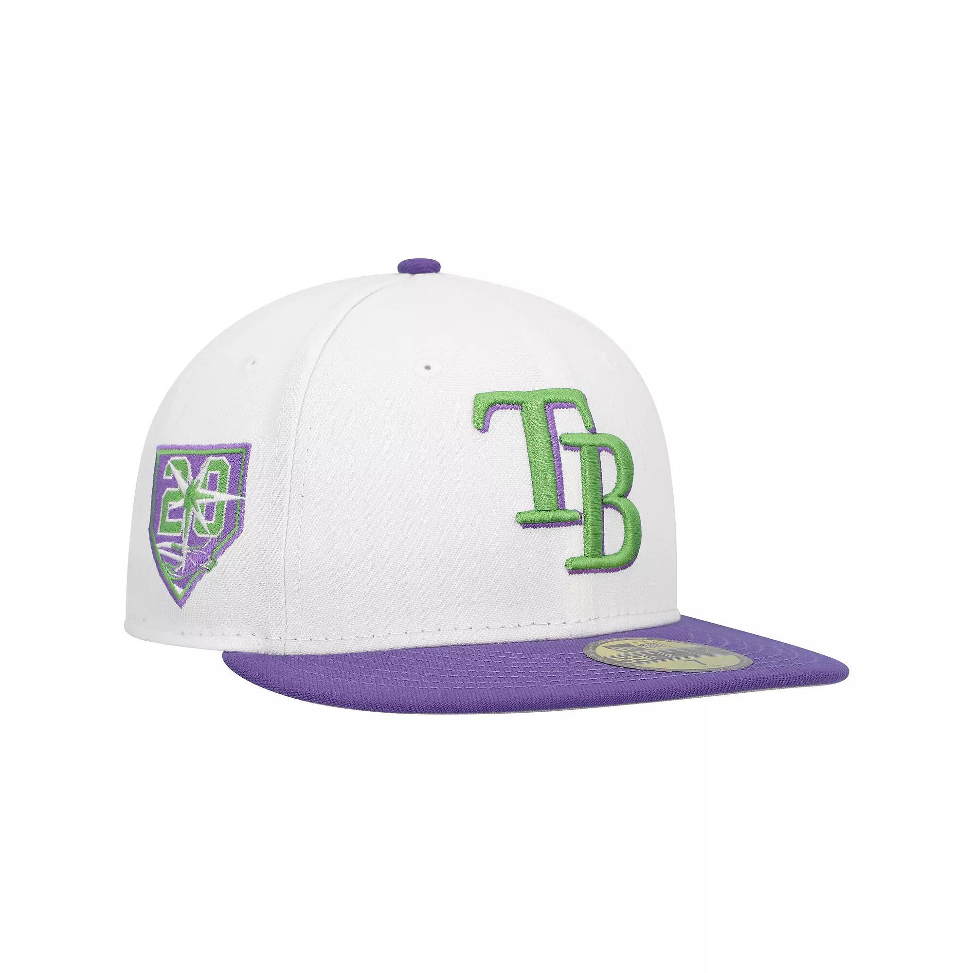 Mens New Era Tampa Bay Rays Side Patch 59FIFTY Fitted Hat Product Image