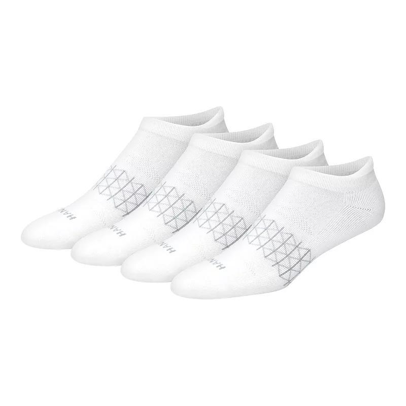 Mens Hanes 3+1 Bonus Pack Absolute Comfort Heel Shield Socks Product Image