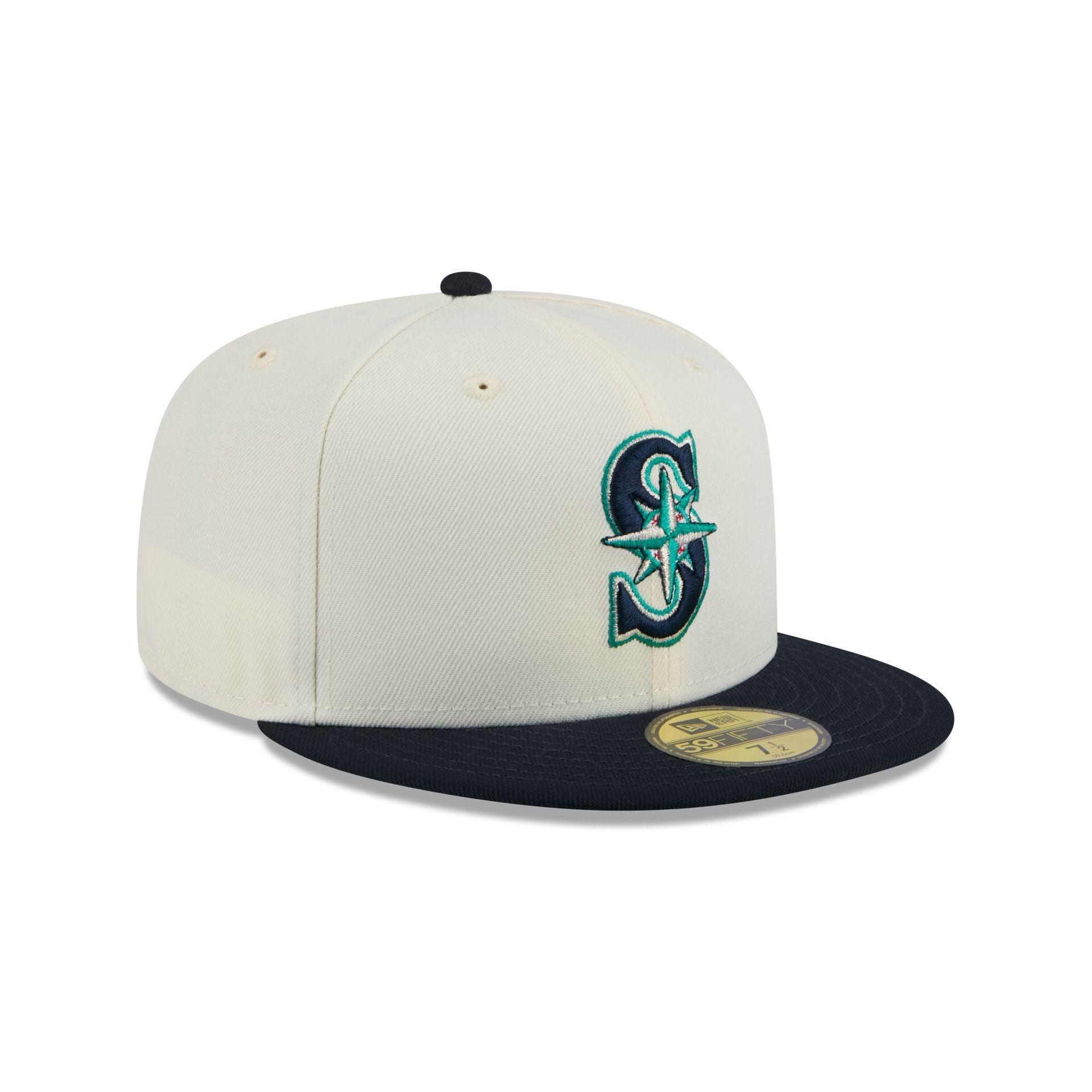 Seattle Mariners Chrome 59FIFTY Fitted Hat Male Product Image
