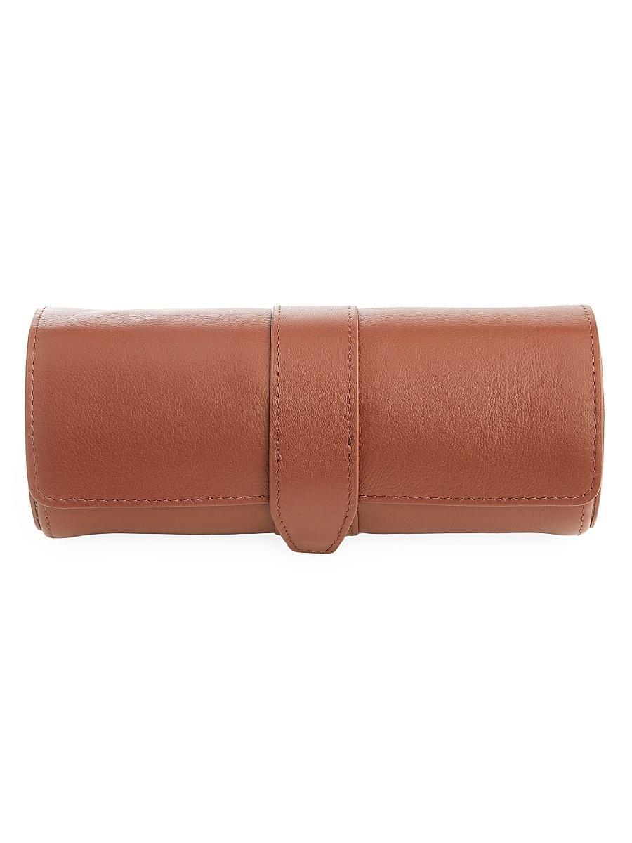 Womens Leather Travel Watch Roll Product Image