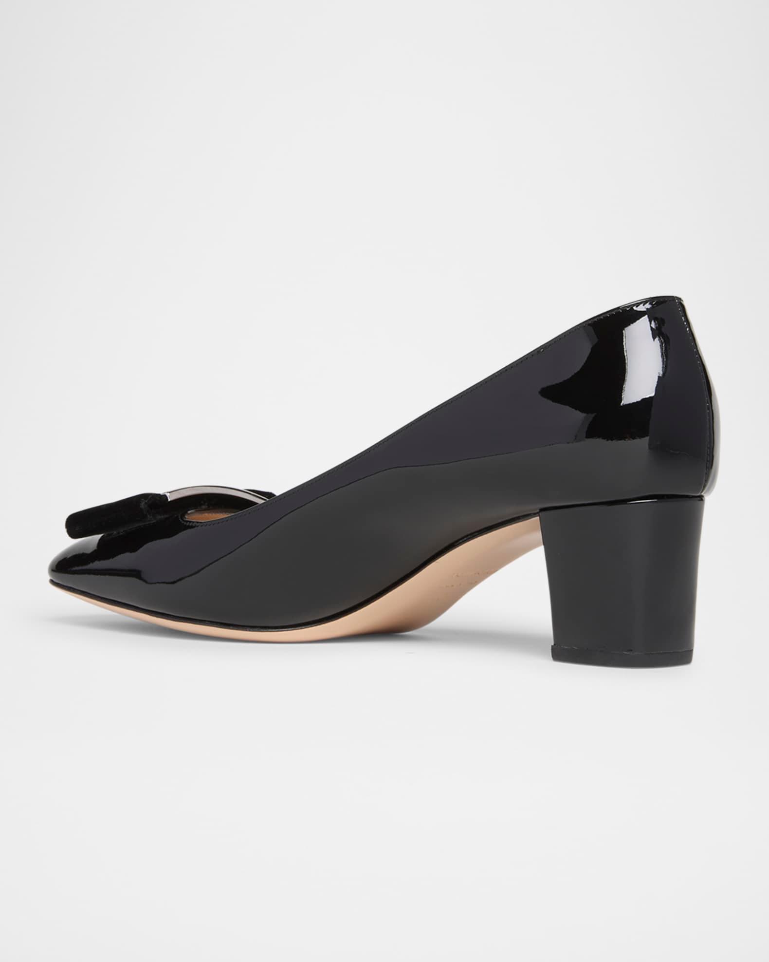 Audrey Patent Bow Ballerina Pumps Product Image