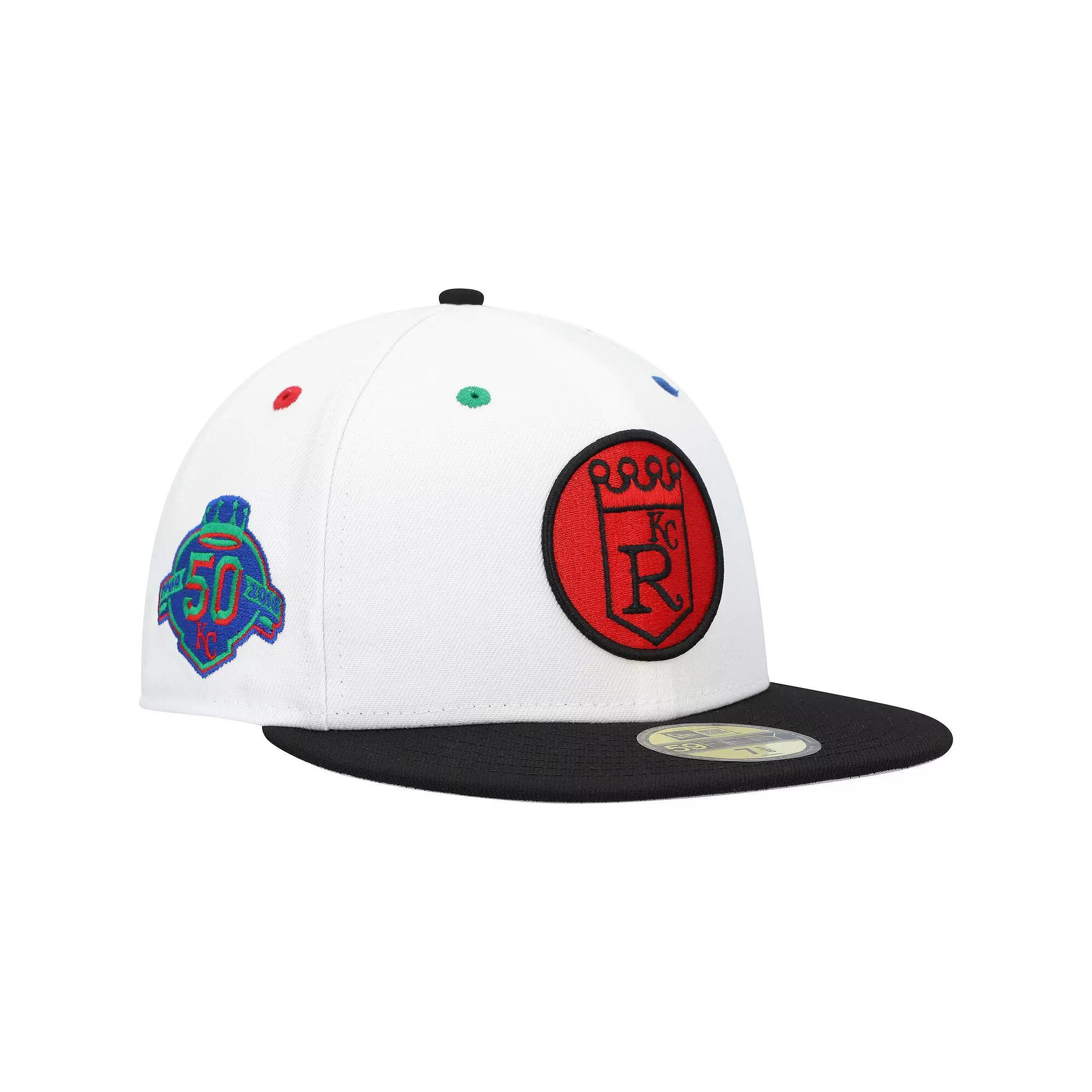 Mens New Era /Black Kansas City Royals Primary Eye 59FIFTY Fitted Hat Product Image
