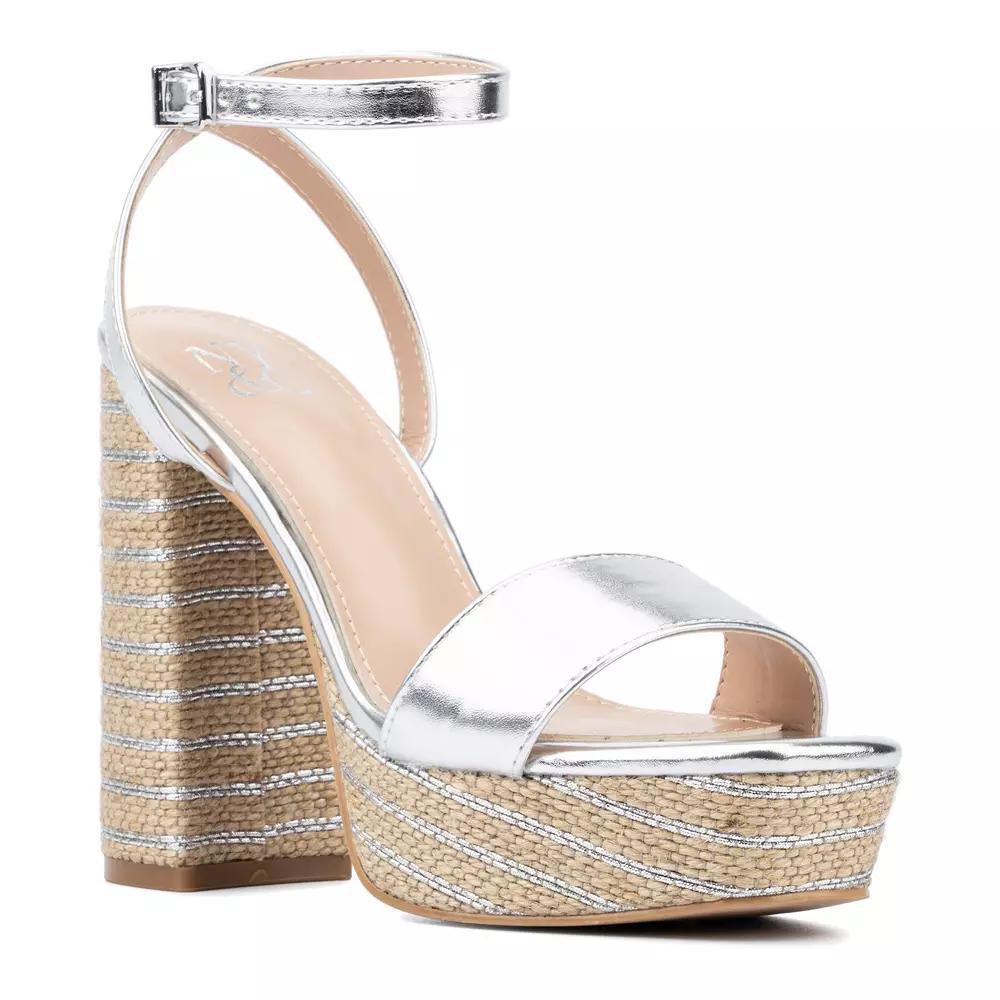 New York & Company Odalina Womens Block Heel Dress Sandals Product Image