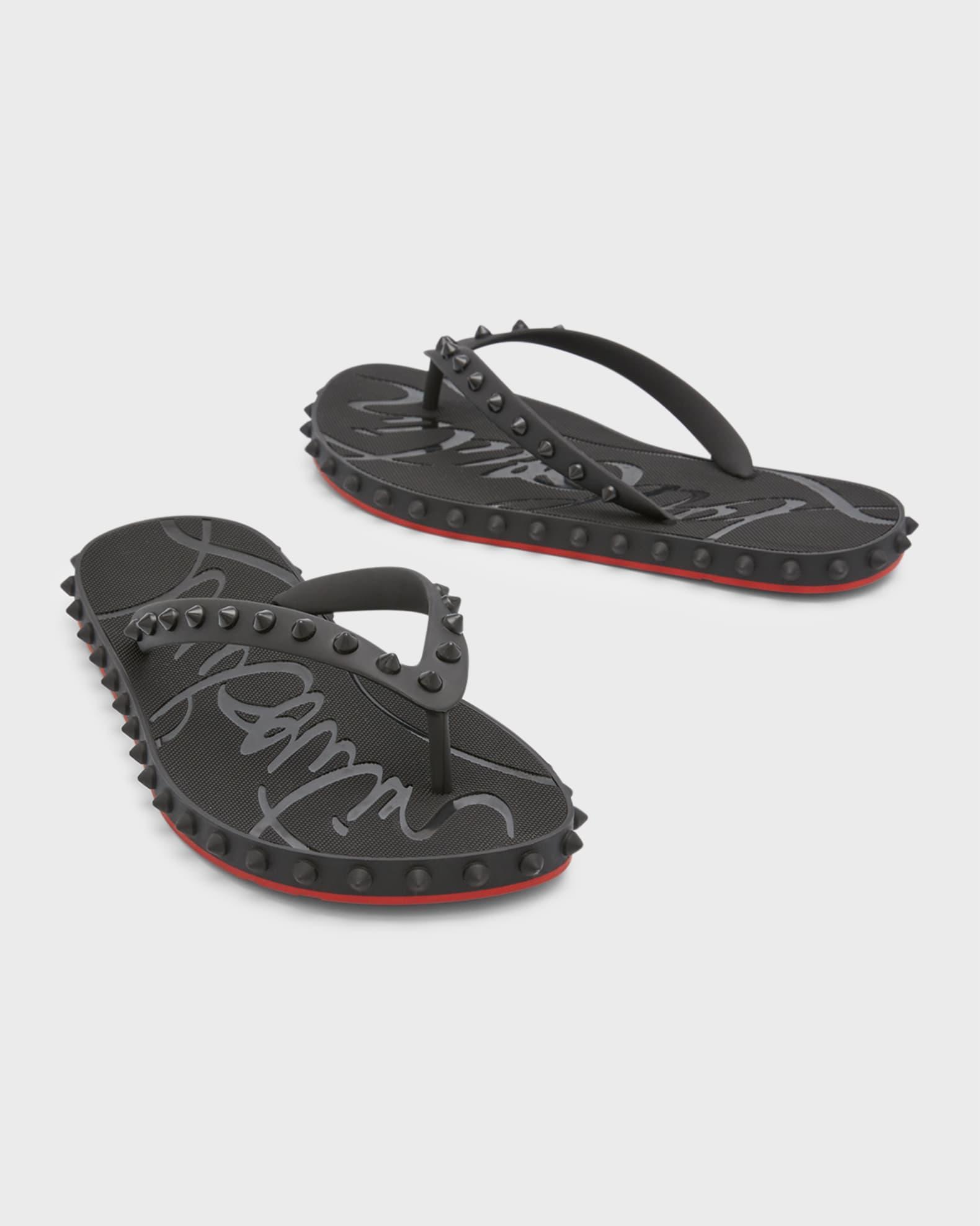 Loubi Donna Spike Red Sole Flip Flops Product Image