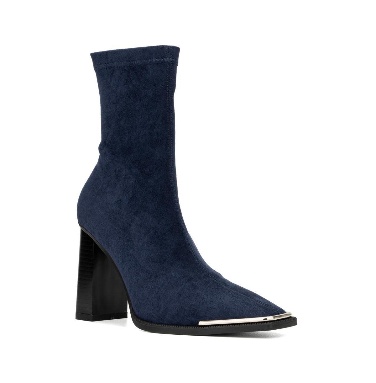 Torgeis Katya Women's Heeled Ankle Boots, Size: 7, Blue Product Image