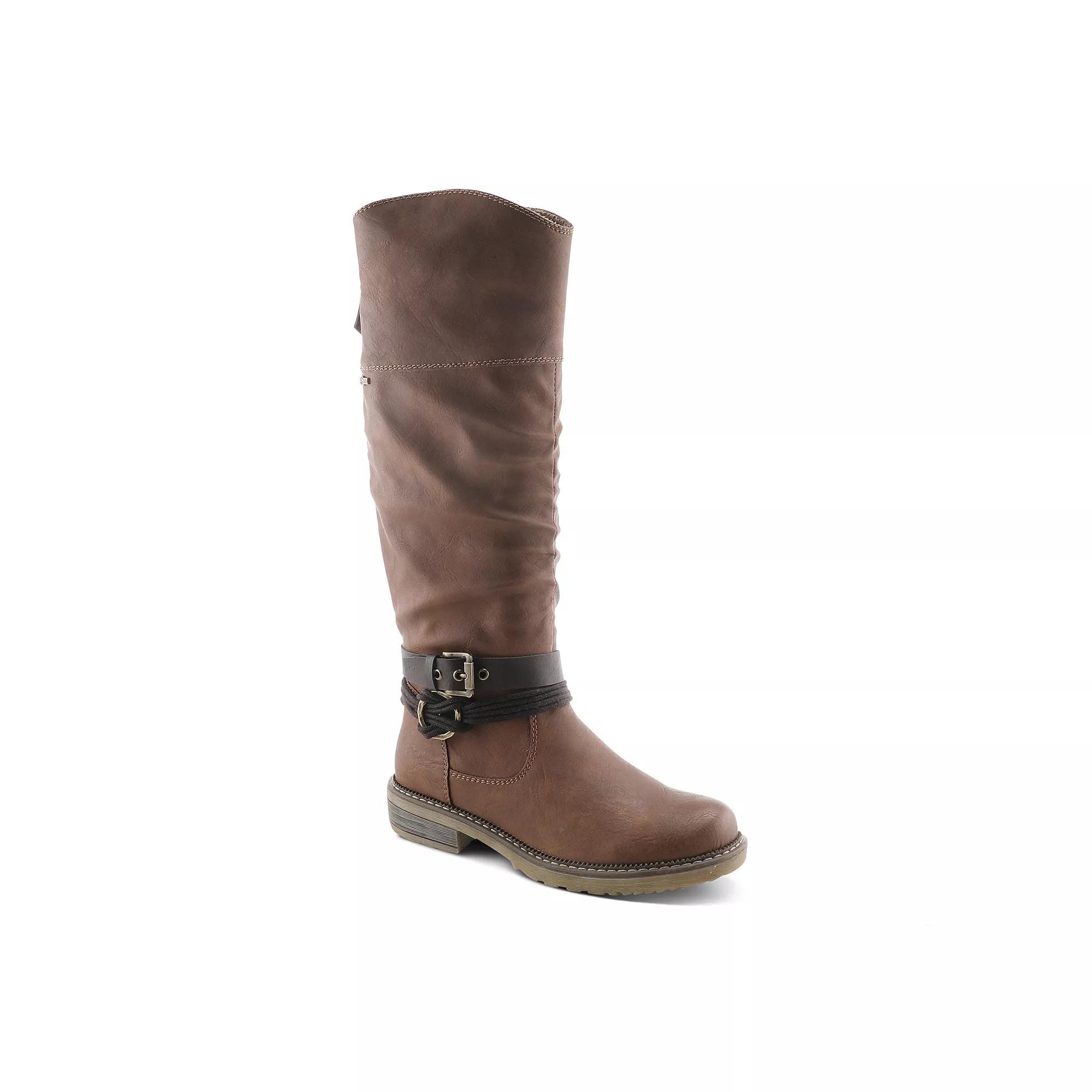 Spring Step Mangie Women's Knee-High Leather Boots, Size: 42, Brown Product Image