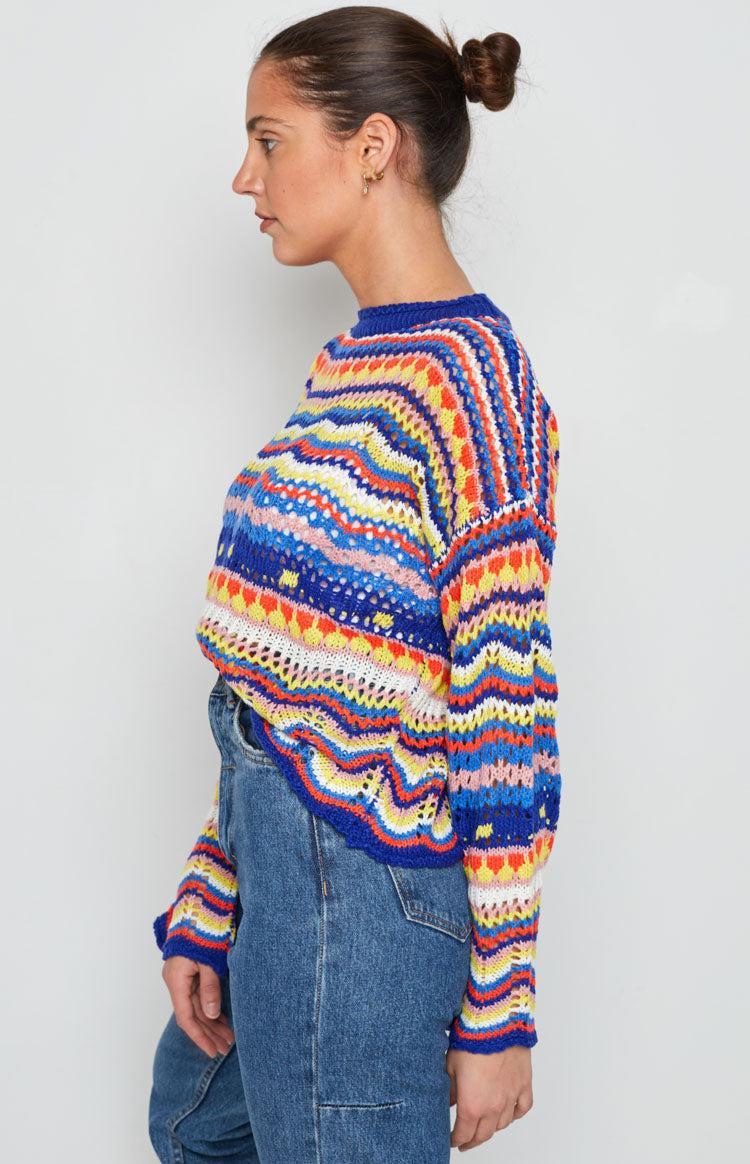 Long Weekend Sweater Blue Product Image