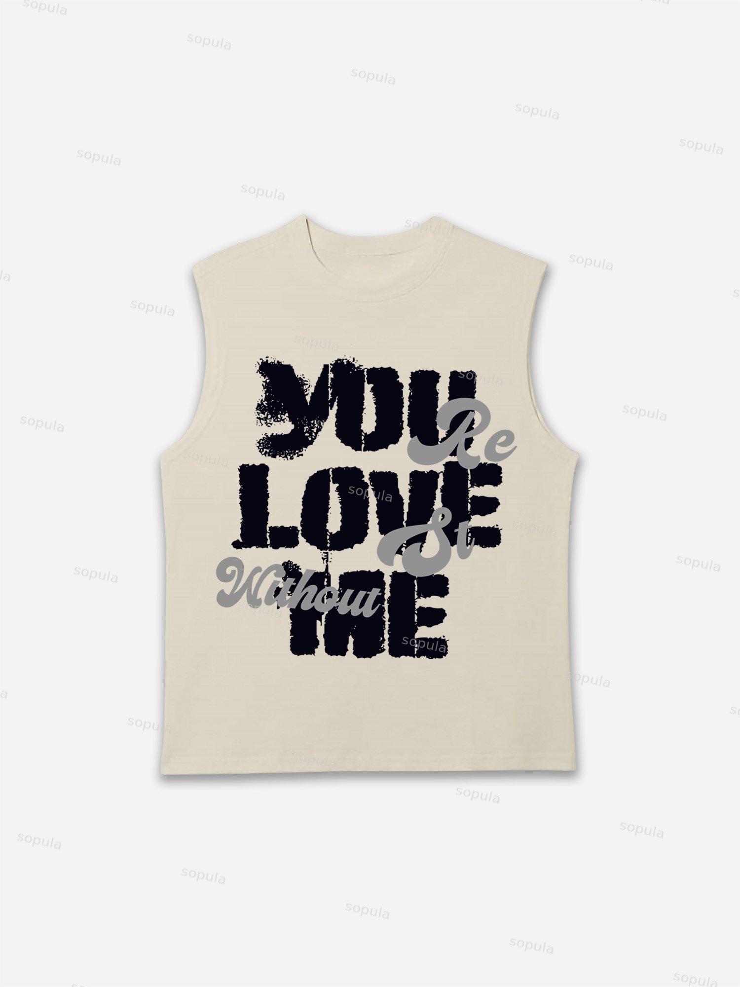Youre Lost Without Me Graphic Tank Top Product Image