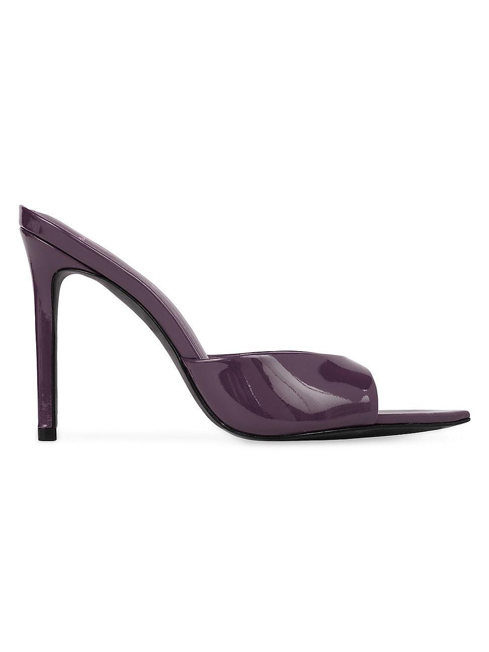 Womens Brea Patent High Heel Slippers Product Image