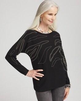 Caviar Bead Dolman Sleeve Sweater Product Image