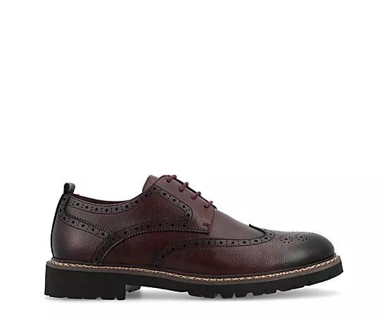 VANCE Campbell Tru Comfort Foam Men's Wingtip Dress Shoes, Size: 8.5, Brown Product Image