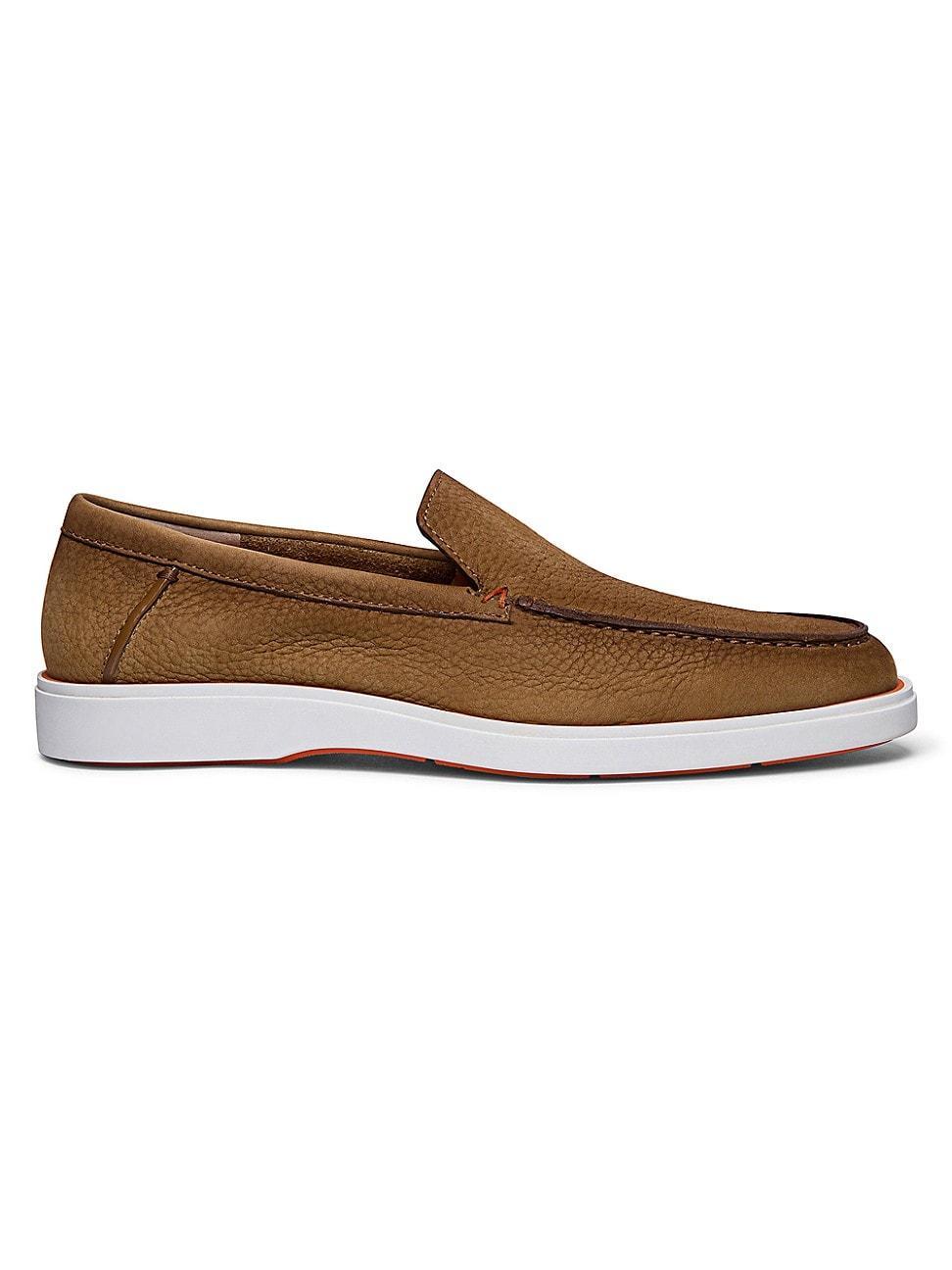 Mens Suede Lace-Up Derby Shoes Product Image