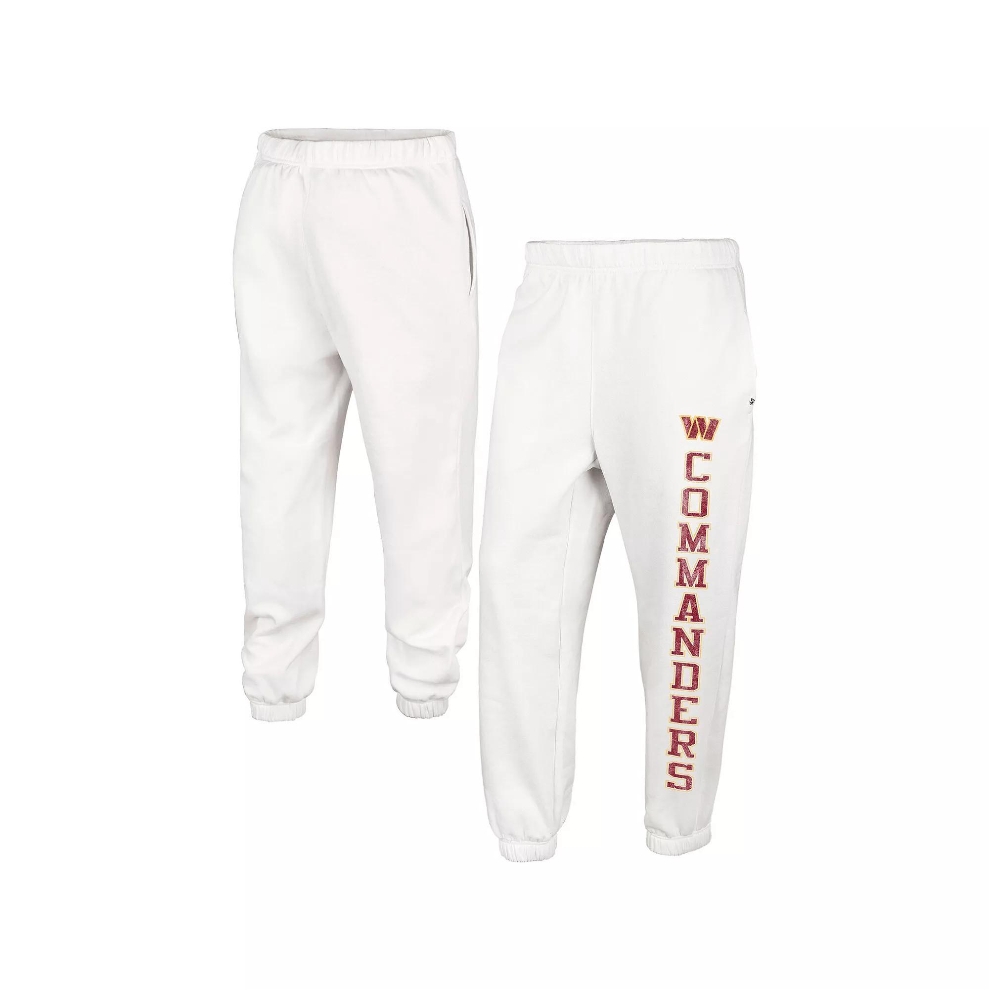 Women's '47 White Washington Commanders Harper Jogger Pants, Size: Small, Wft White Product Image