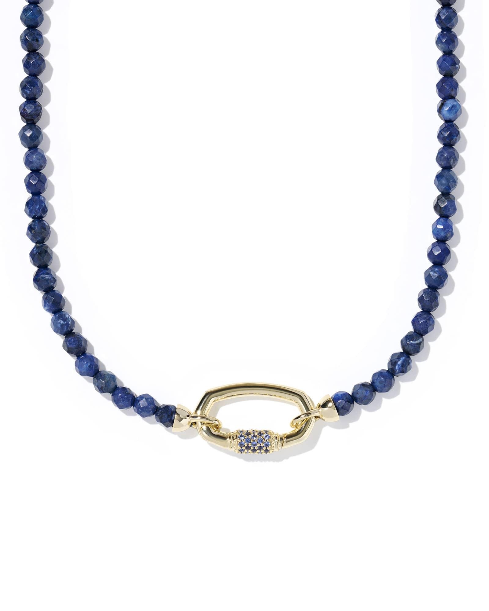 Emery Gold Beaded Strand Necklace Product Image