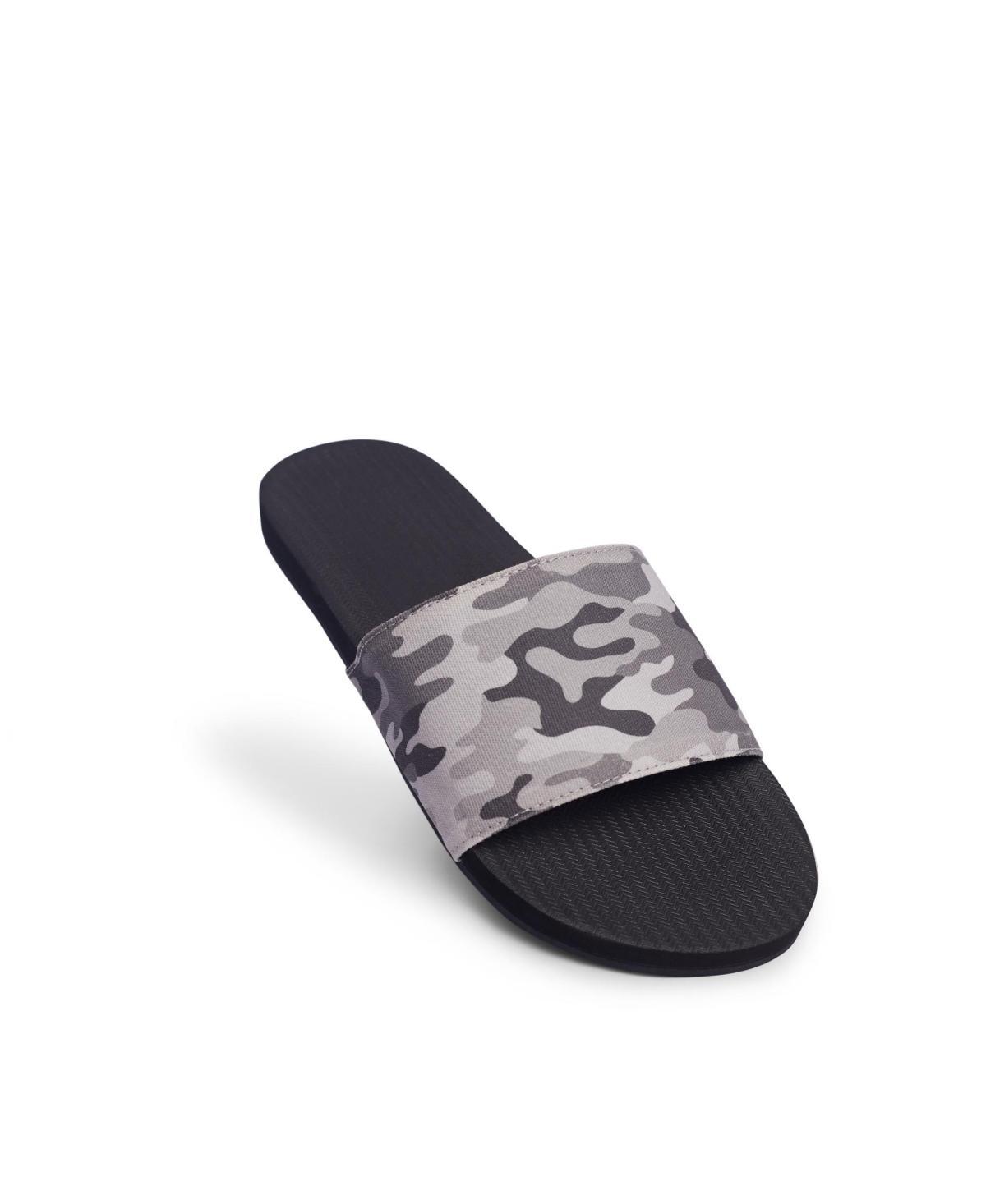 Indosole Mens Men s Slide Camo - Black Product Image