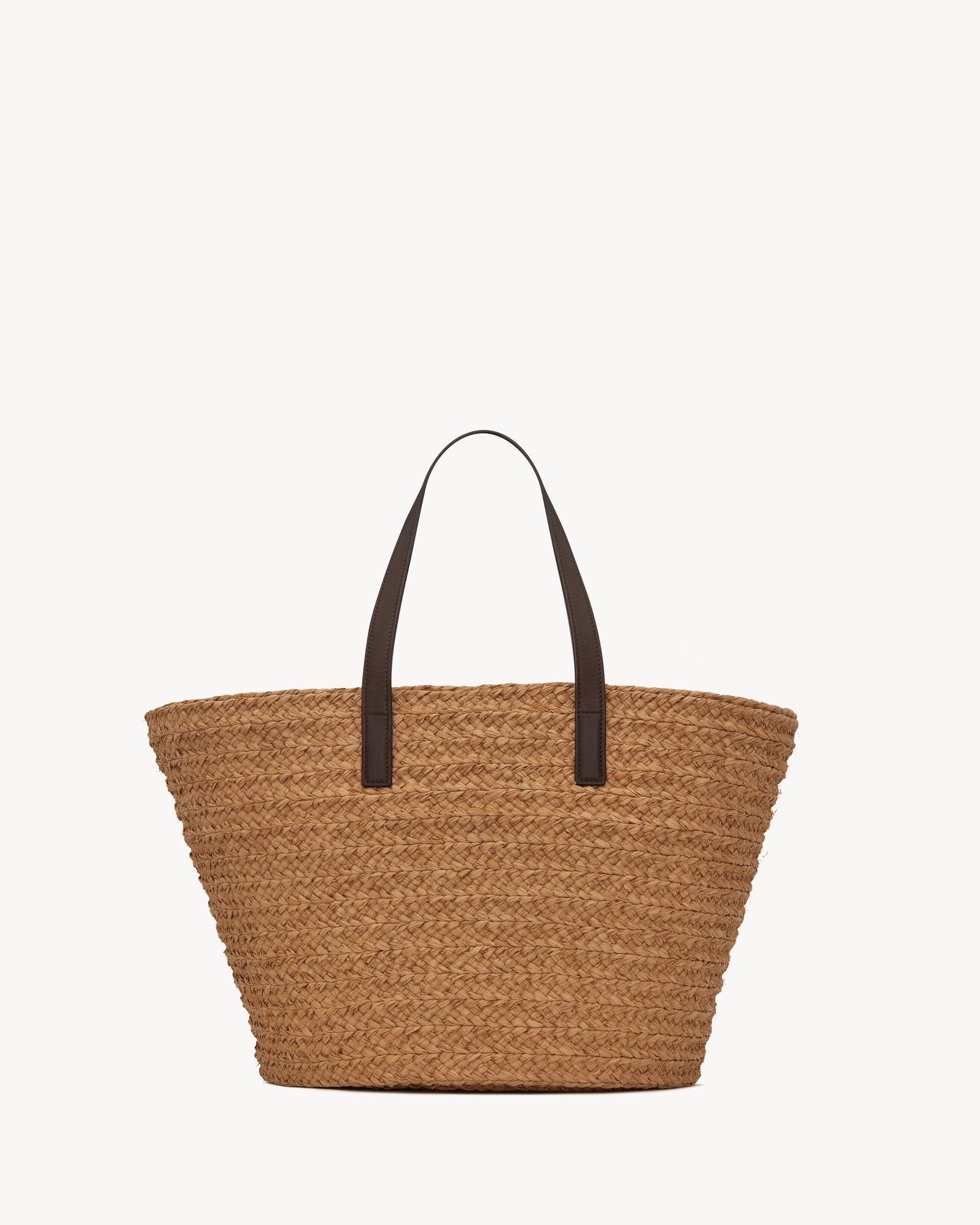 PANIER Medium bag in raffia Product Image