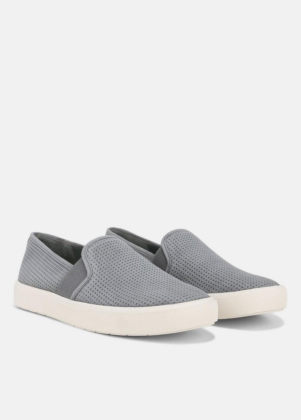Womens Blair Perforated Suede Sneaker, Seastone, Size 6 Vince Product Image