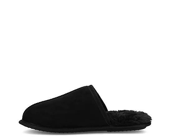 VANCE Duncan Scuff Men's Slippers, Size: Small(7-8), Black Product Image