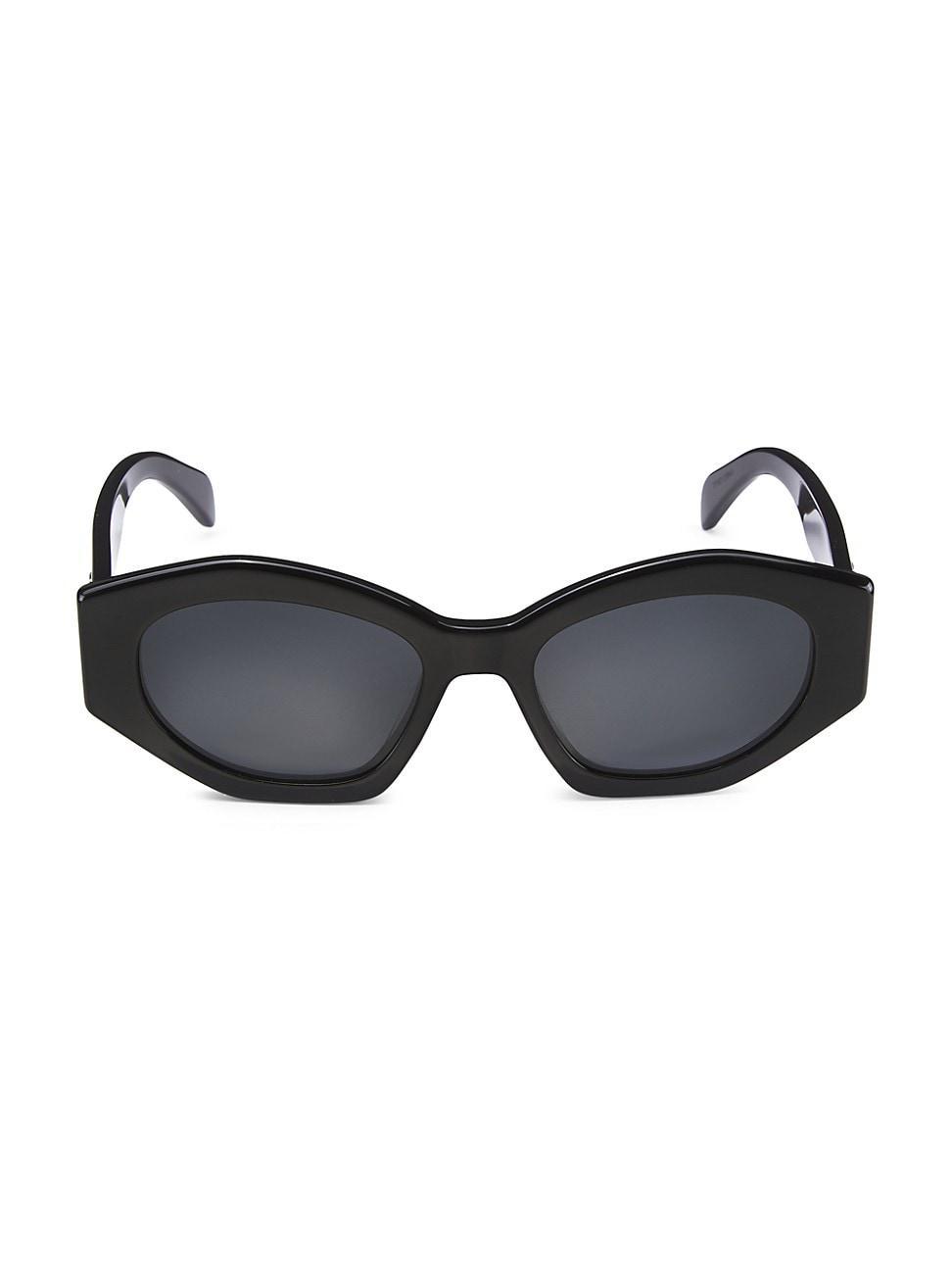 Mens 55MM Oval Sunglasses Product Image