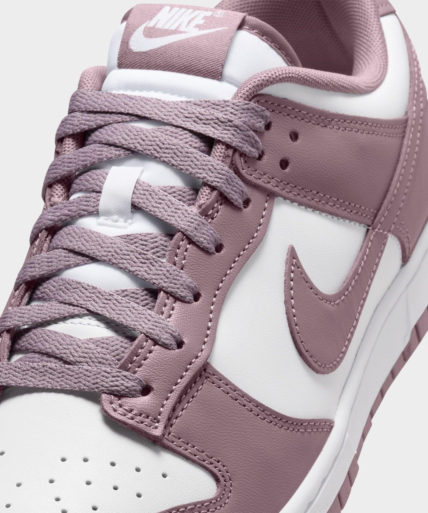 Nike Dunk Low in White + Taupe Grey Product Image