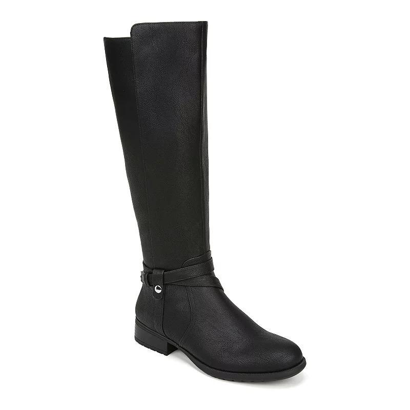 LifeStride Xtrovert Women's Riding Boots in Regular and Wide Calf, Size: 6.5 Wide, Black Product Image