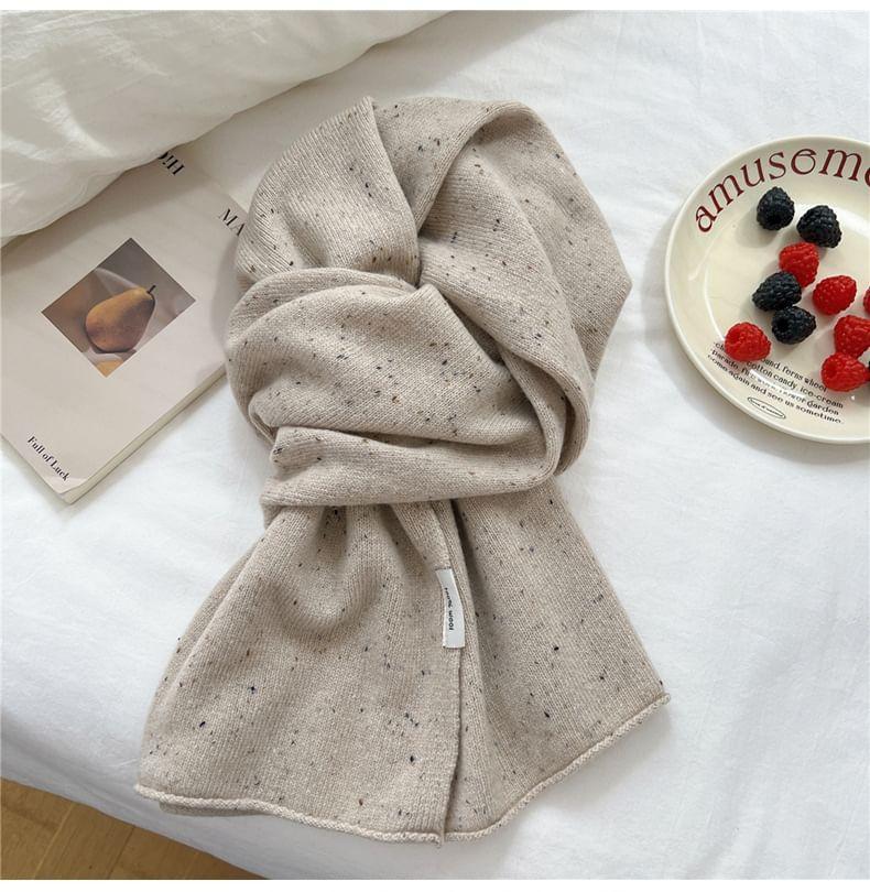 Dotted Knit Scarf Product Image