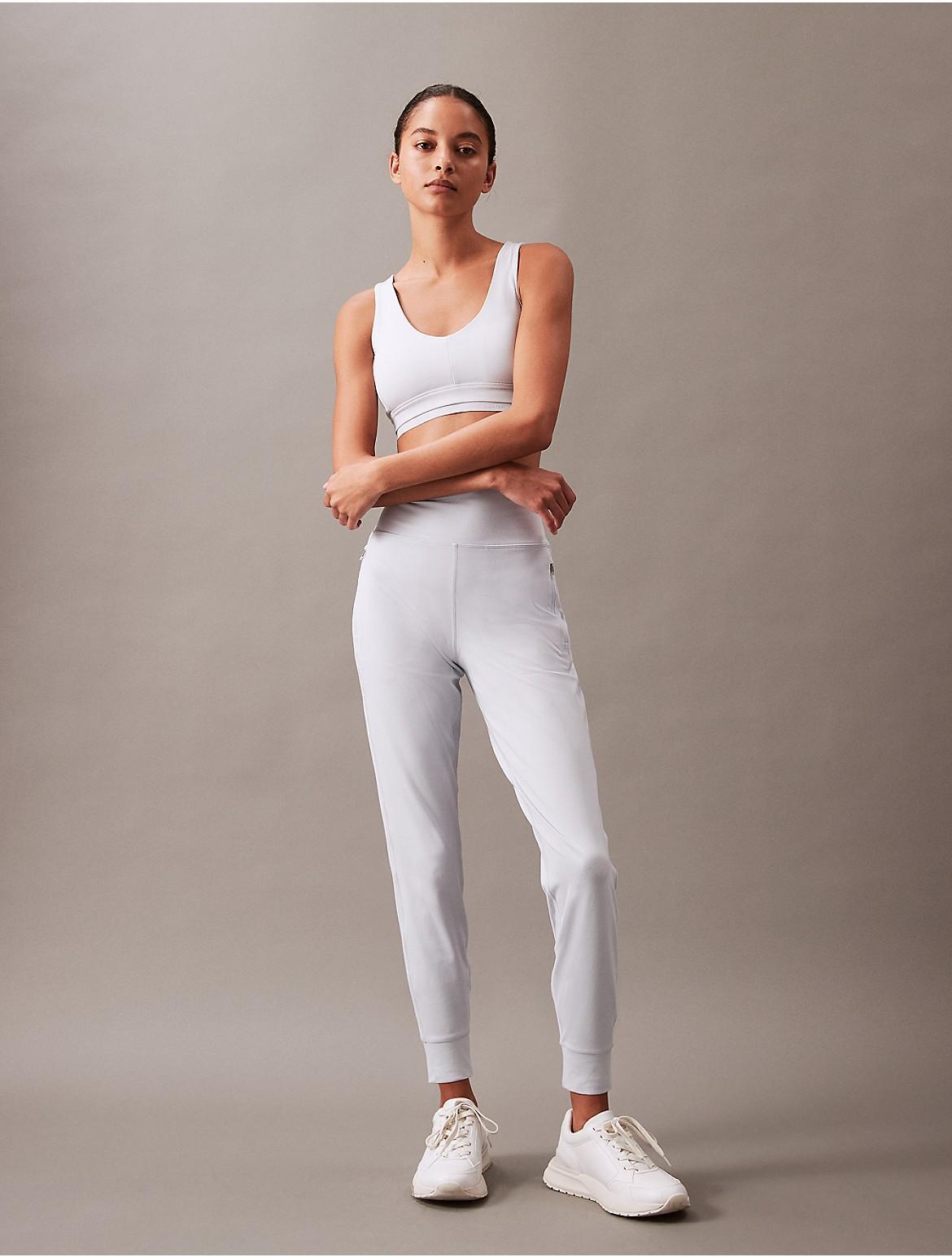 Calvin Klein Womens Performance Embrace High Waist Joggers - Blue - XS Product Image