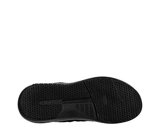 Crocs On The Clock Women's Work Sneakers, Size: 8, Black Product Image