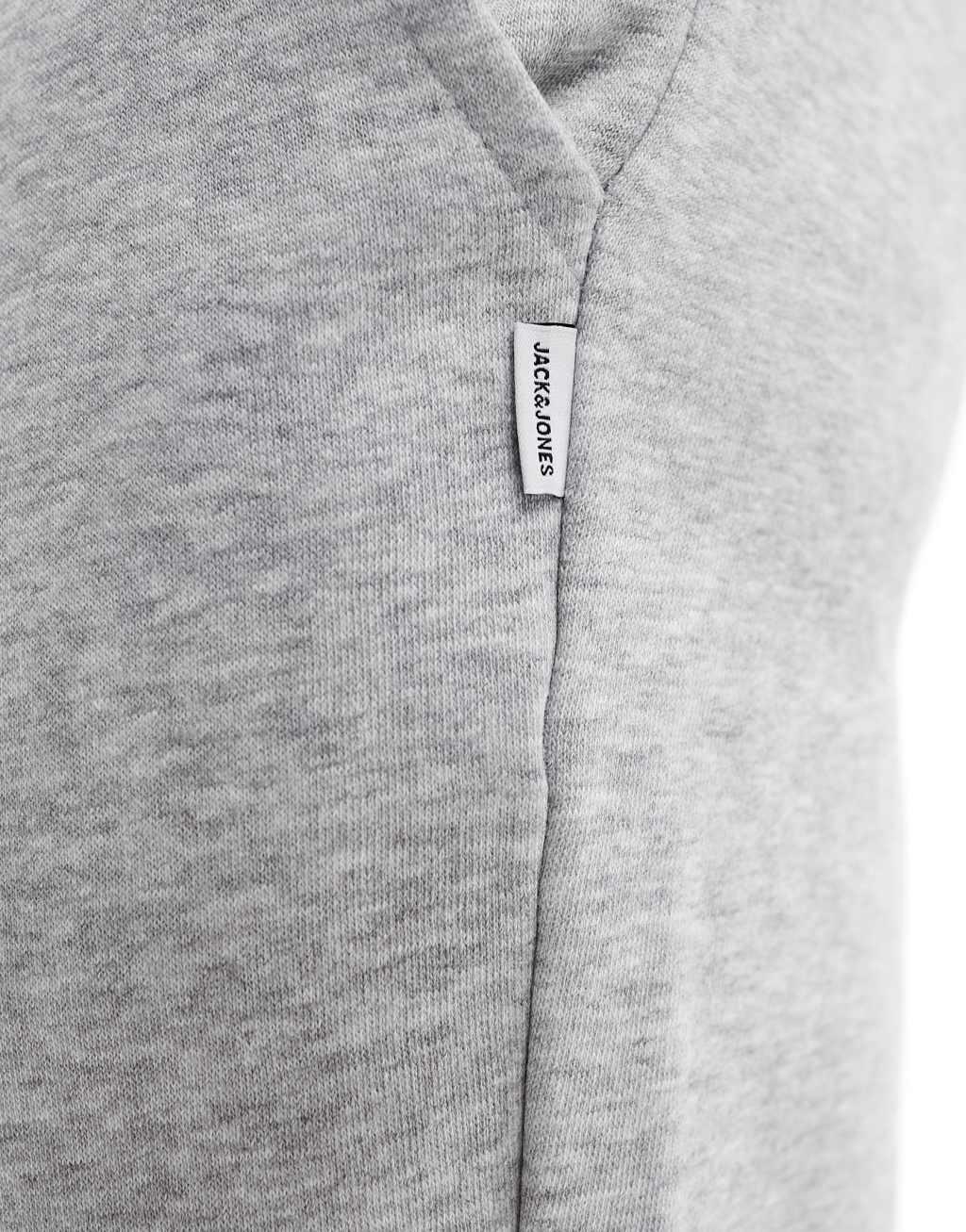 Jack & Jones slim fit sweatpants in gray Product Image