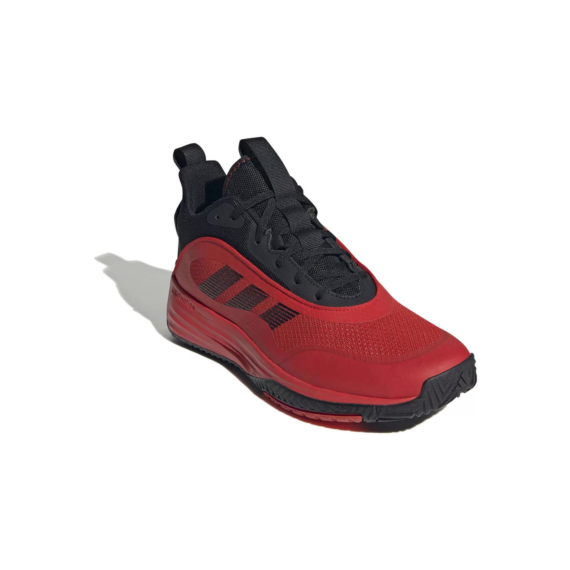 adidas Own The Game 3 Men's Basketball Shoes, Size: 14, Black Red Red Product Image
