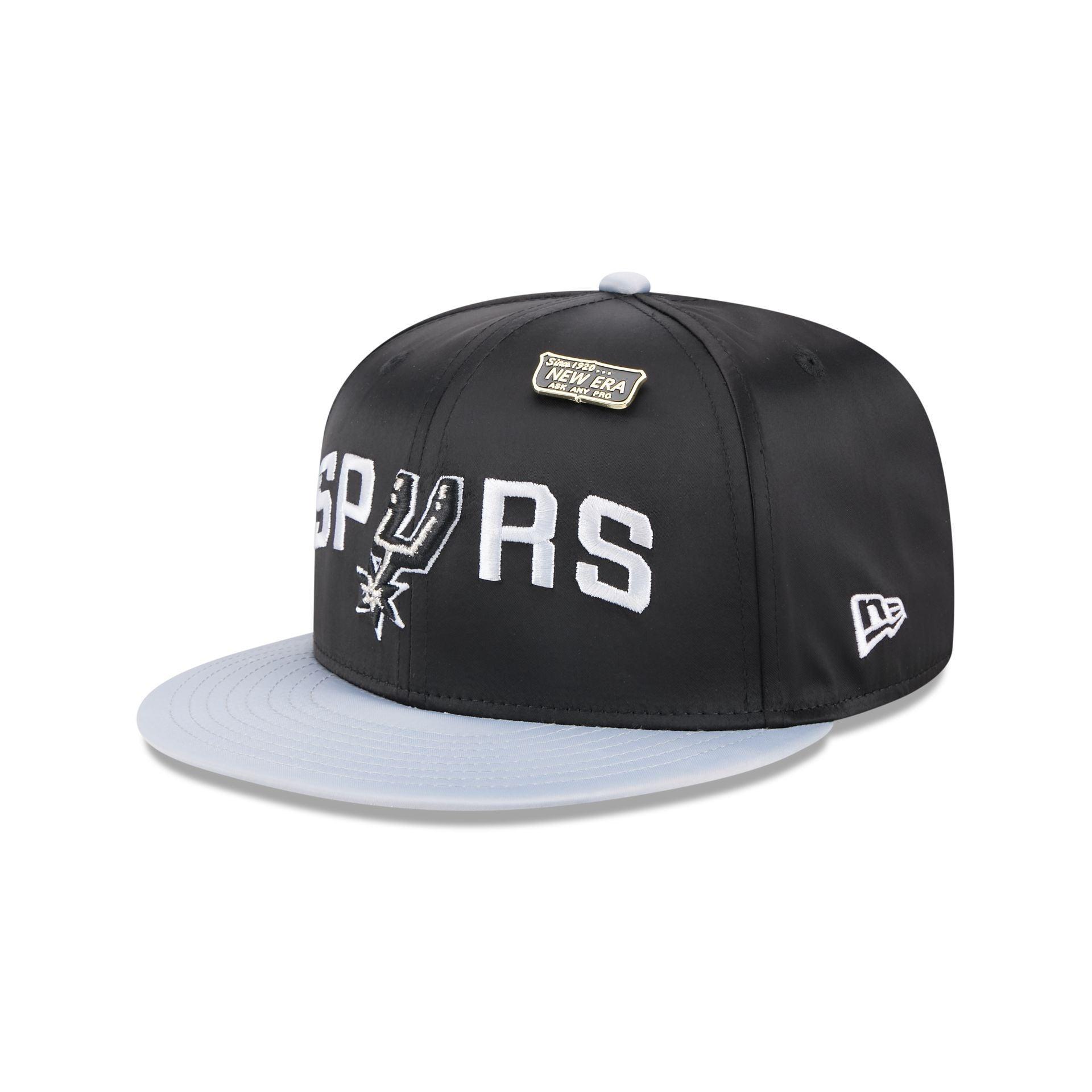 San Antonio Spurs Satin Pin 9FIFTY Snapback Hat Male Product Image