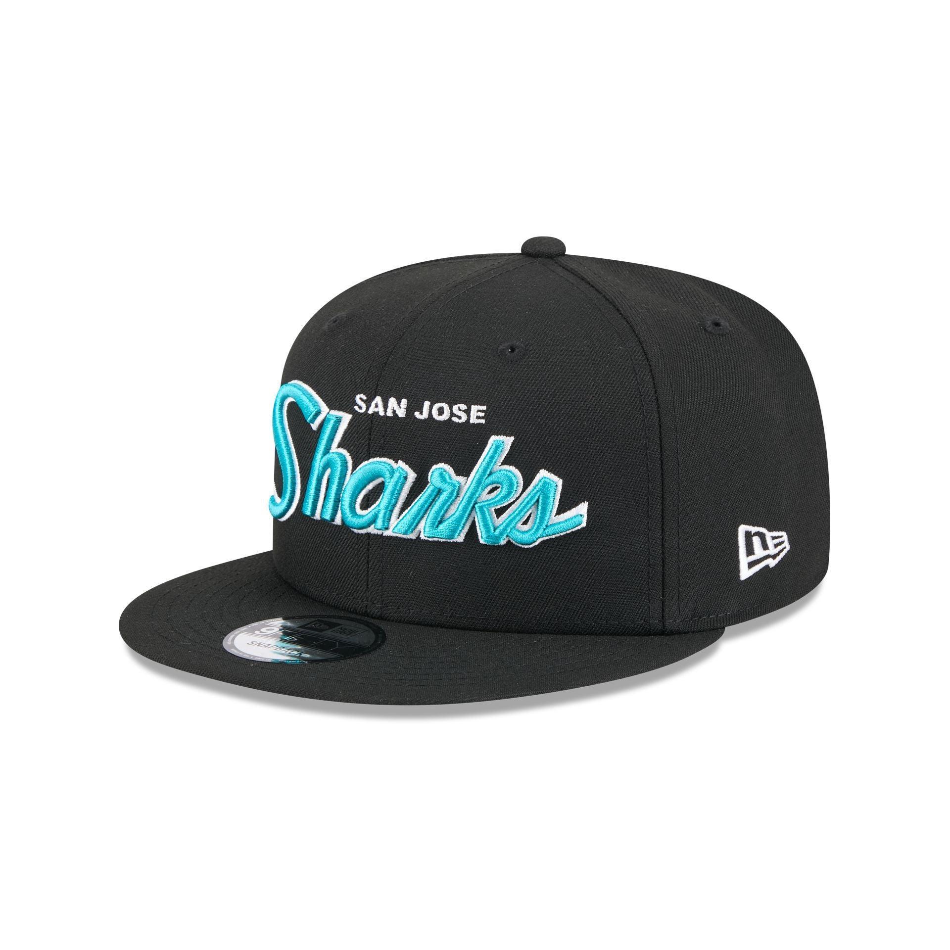 San Jose Sharks Script 9FIFTY Snapback Hat Male Product Image