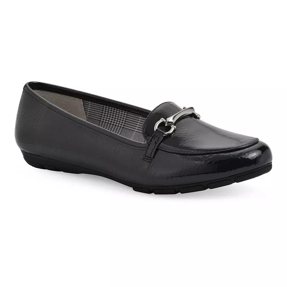 Cliffs by White Mountain Glowing Women's Loafers, Size: 6.5, Blue Patent Product Image