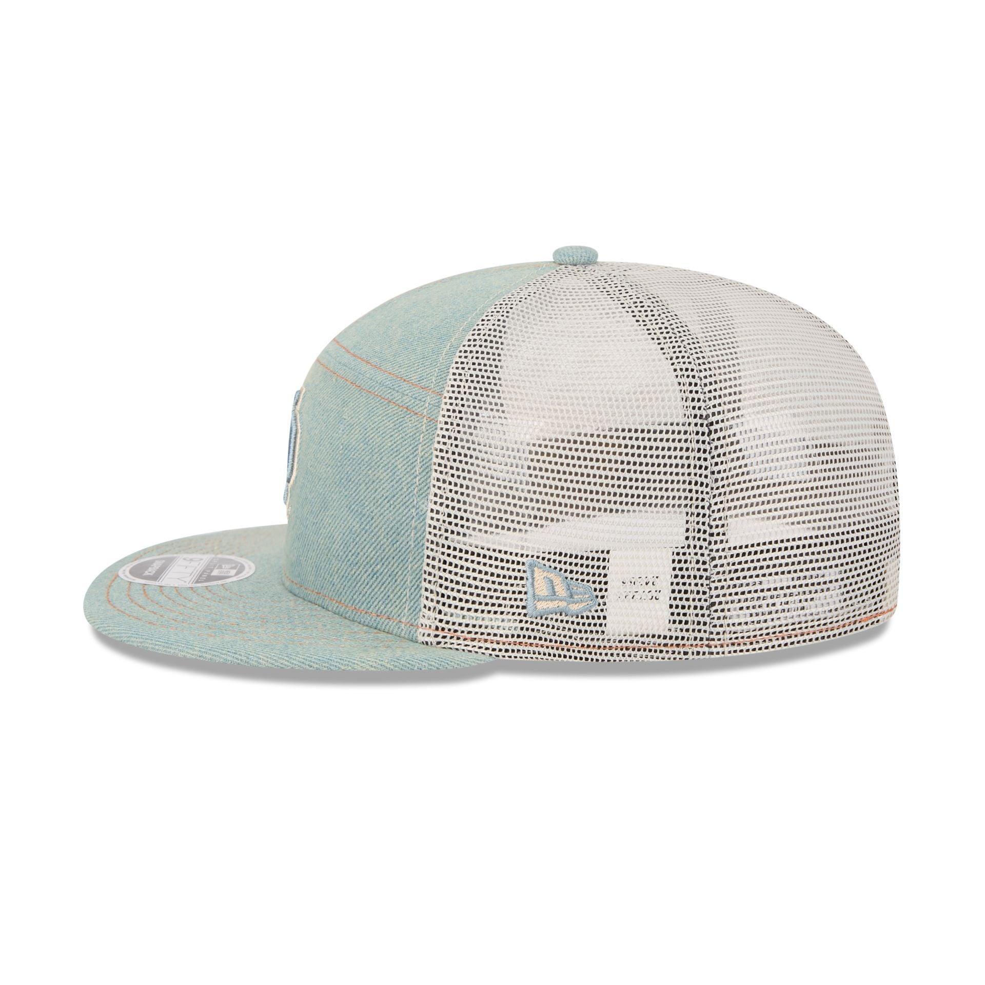 Notre Dame Fighting Irish Denim Split Panel 9FIFTY Trucker Hat Male Product Image