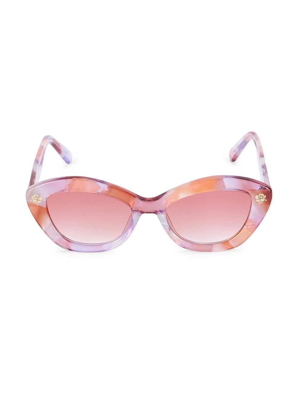 LoveShackFancy Hessel Cat Eye Sunglasses, 53mm Product Image
