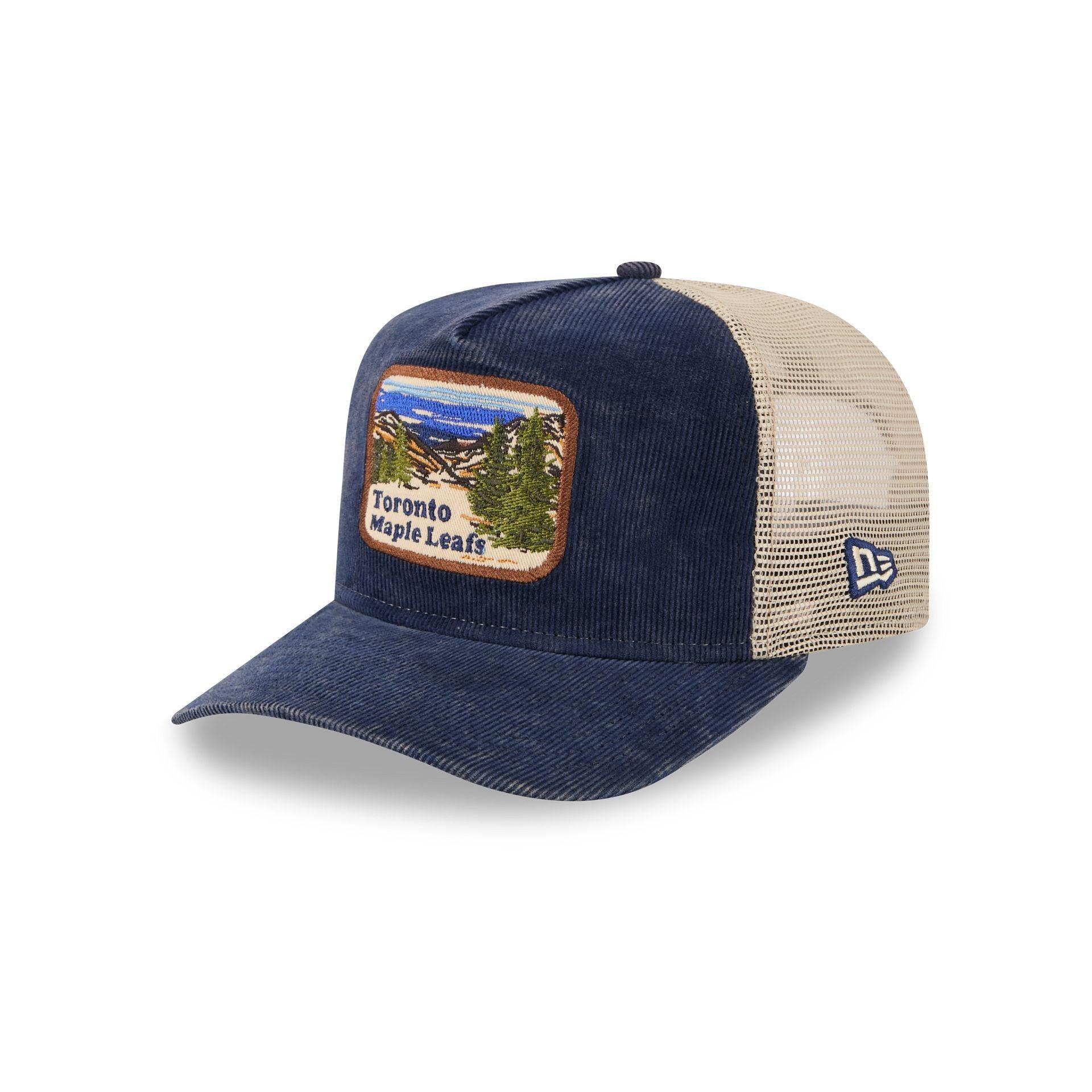 Toronto Maple Leafs Vintage Landscape 9FIFTY A-Frame Trucker Hat Male Product Image