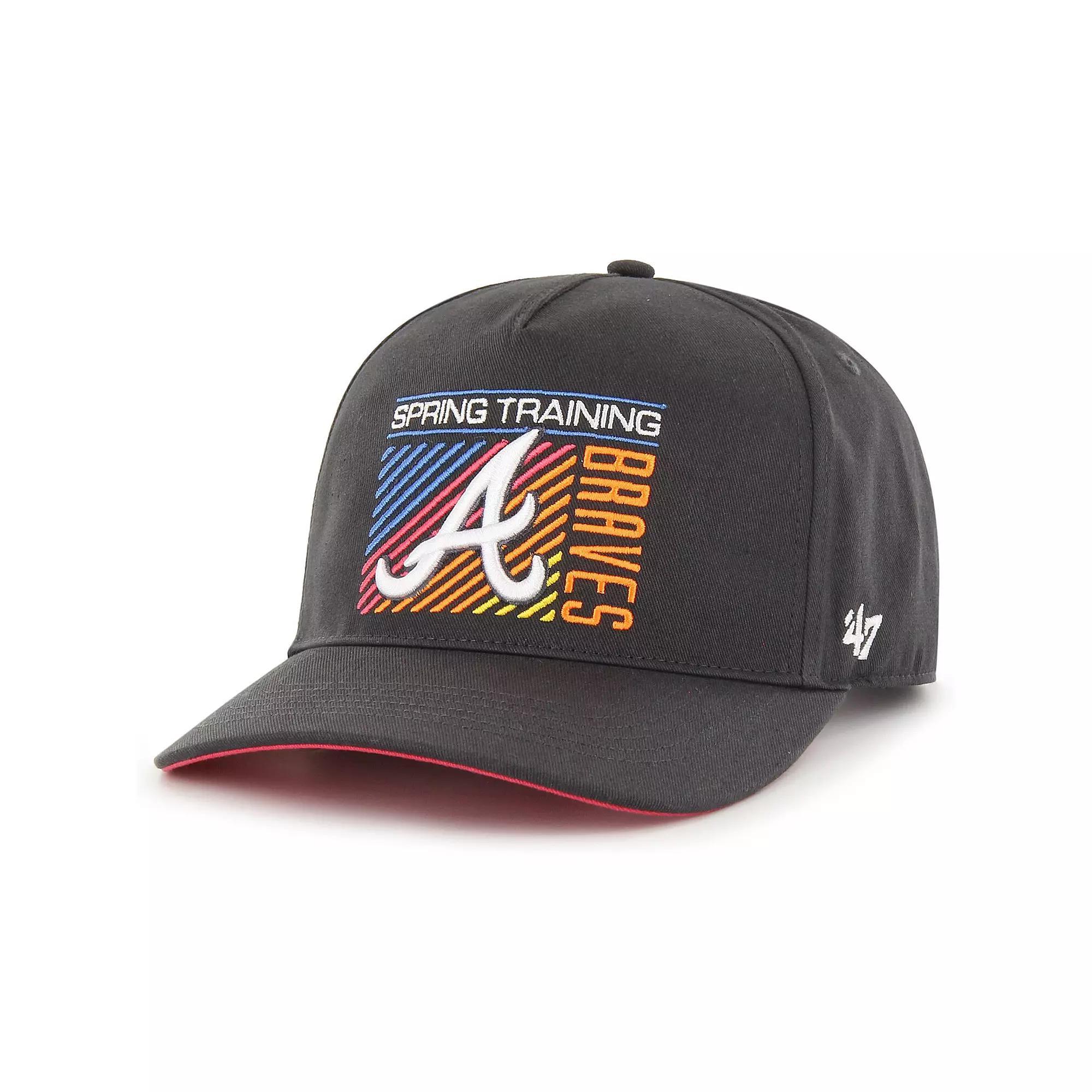 Men's '47  Charcoal Atlanta Braves 2023 Spring Training Reflex Hitch Snapback Hat Product Image