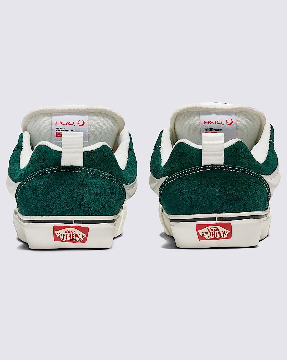 Knu Skool Suede Shoe in Green| Vans US Product Image