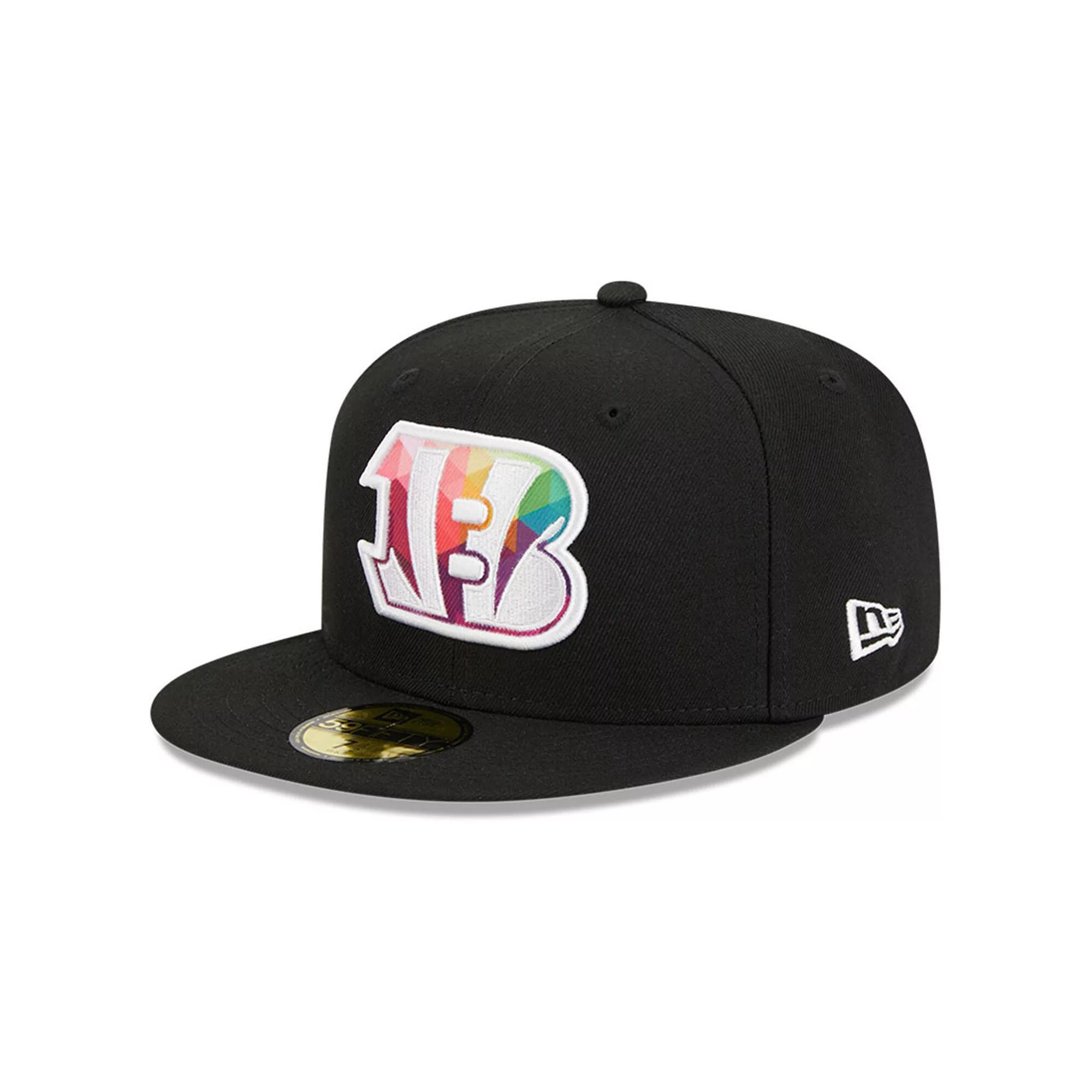 Men's New Era  Black Cincinnati Bengals 2023 NFL Crucial Catch 59FIFTY Fitted Hat, Size: 8 Product Image
