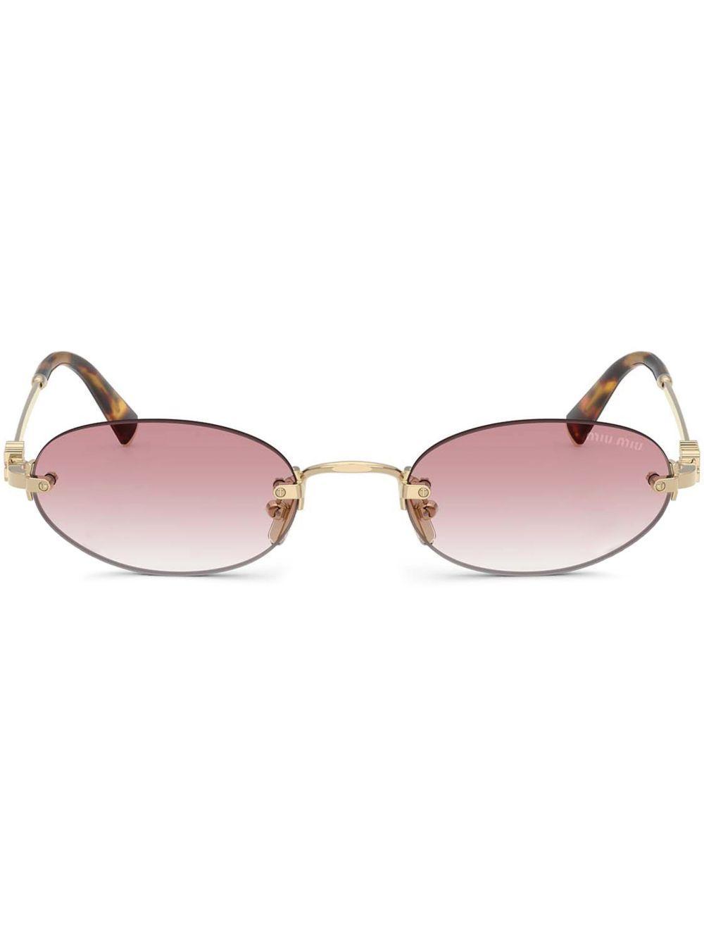 oval-frame sunglasses Product Image