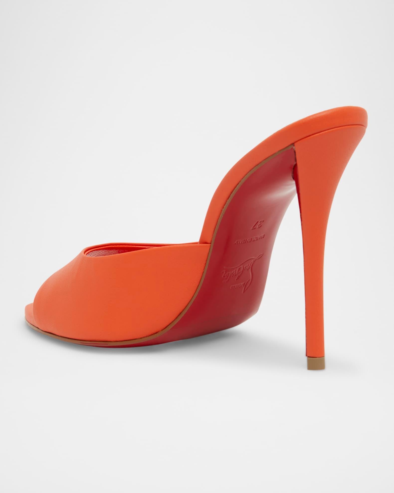 Miss Z Leather Red Sole Mule Sandals Product Image