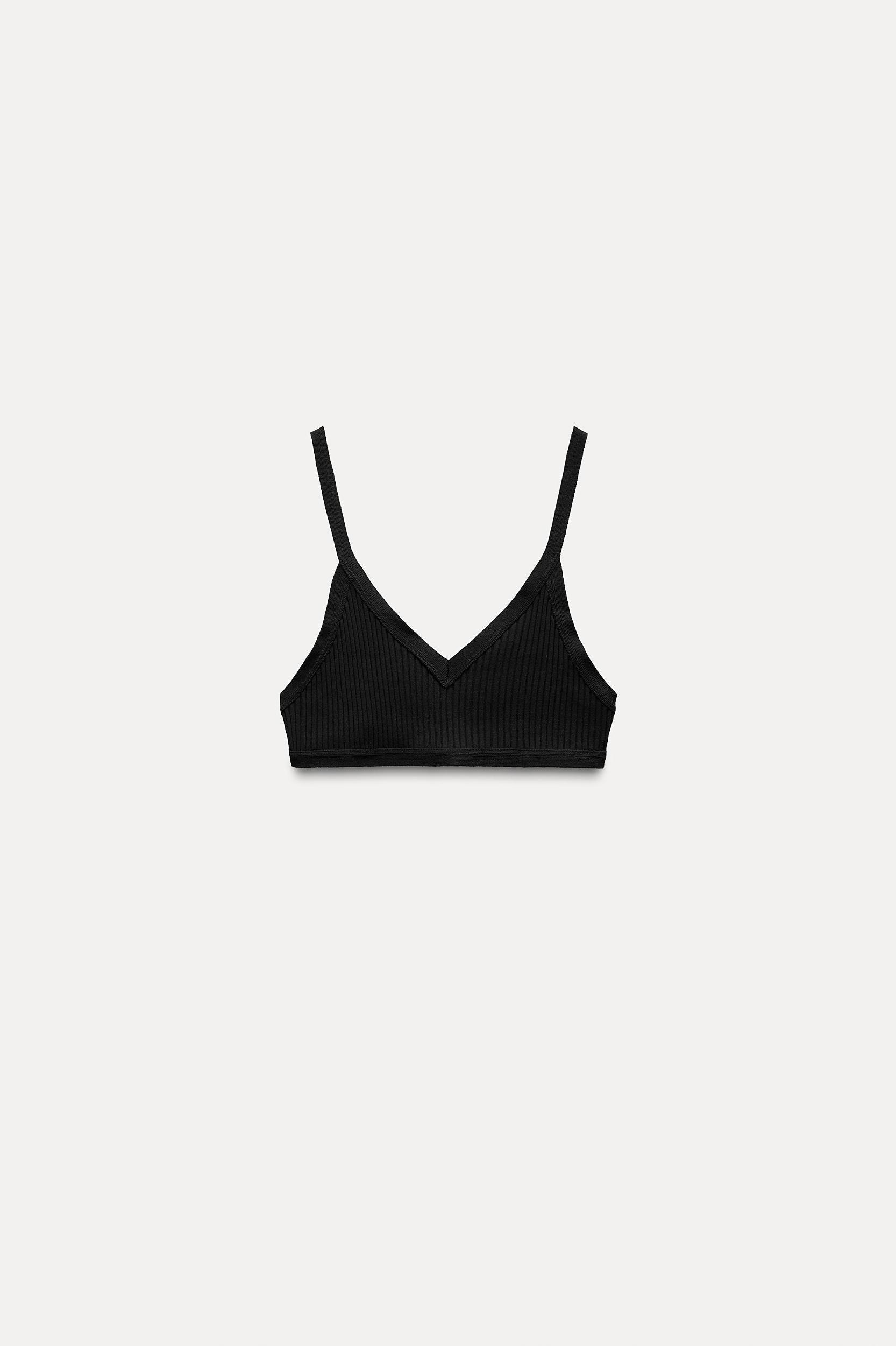 RIBBED CROPPED TOP Product Image