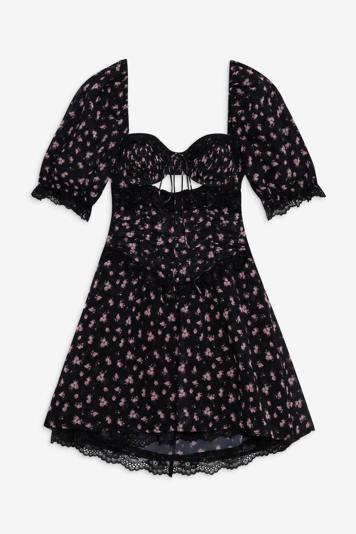 Noa Mini Dress — Black Product Image