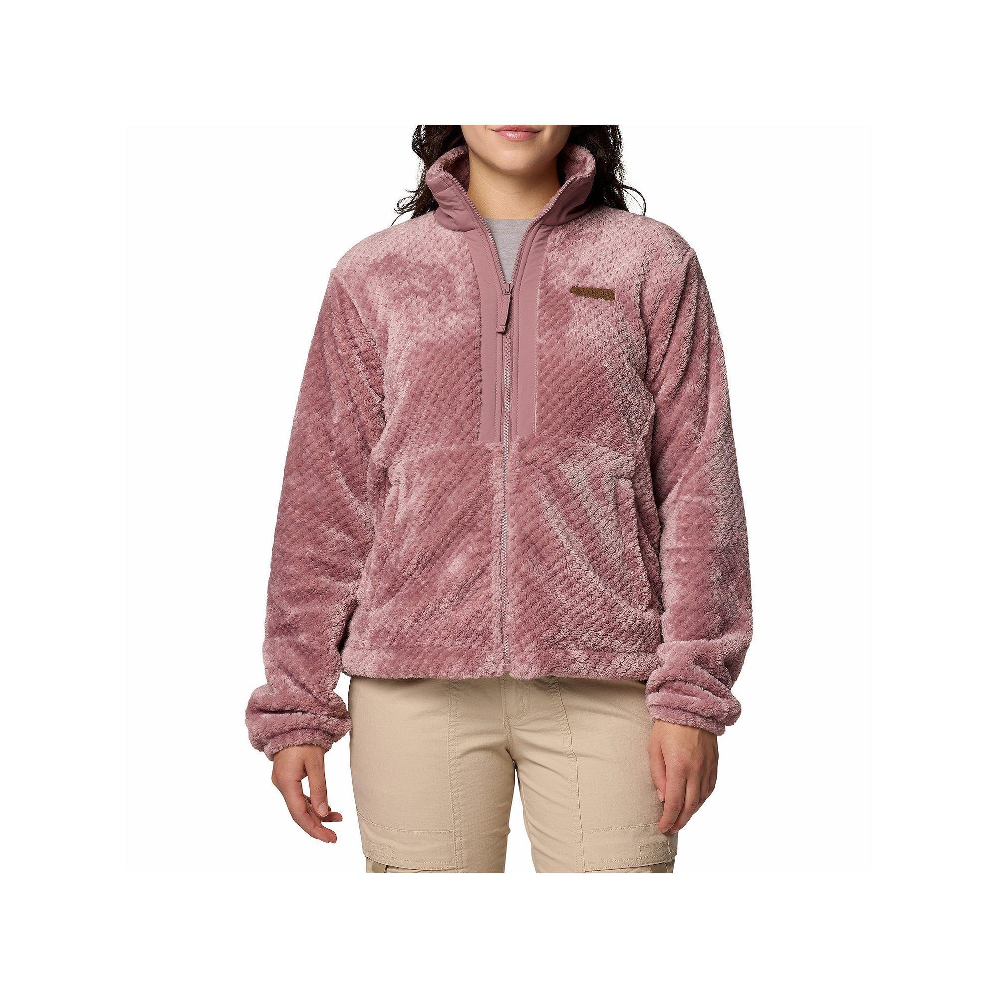 Women's Columbia Fire Side III Full Zip Jacket, Size: XXL, Black Teal Product Image